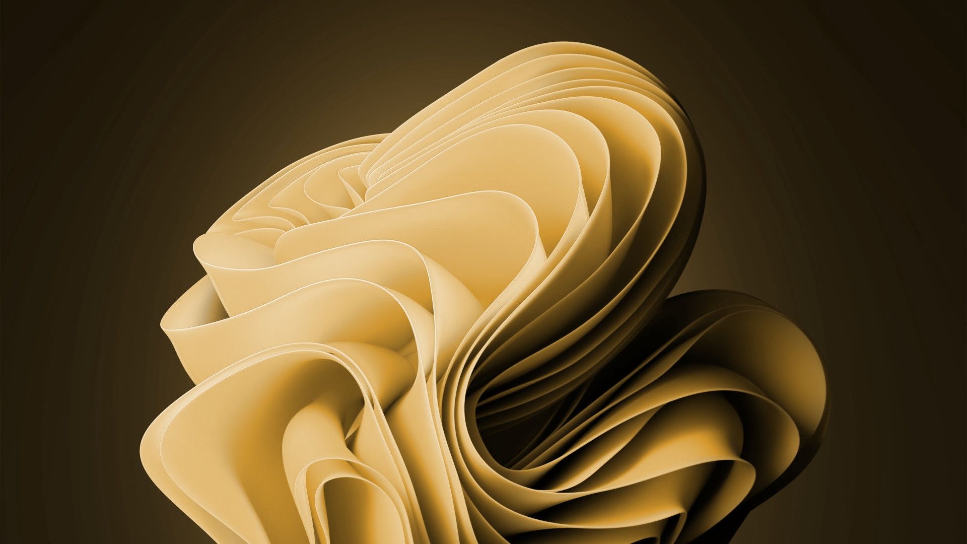 1920x1080 Windows 11 Yellow Wallpaper