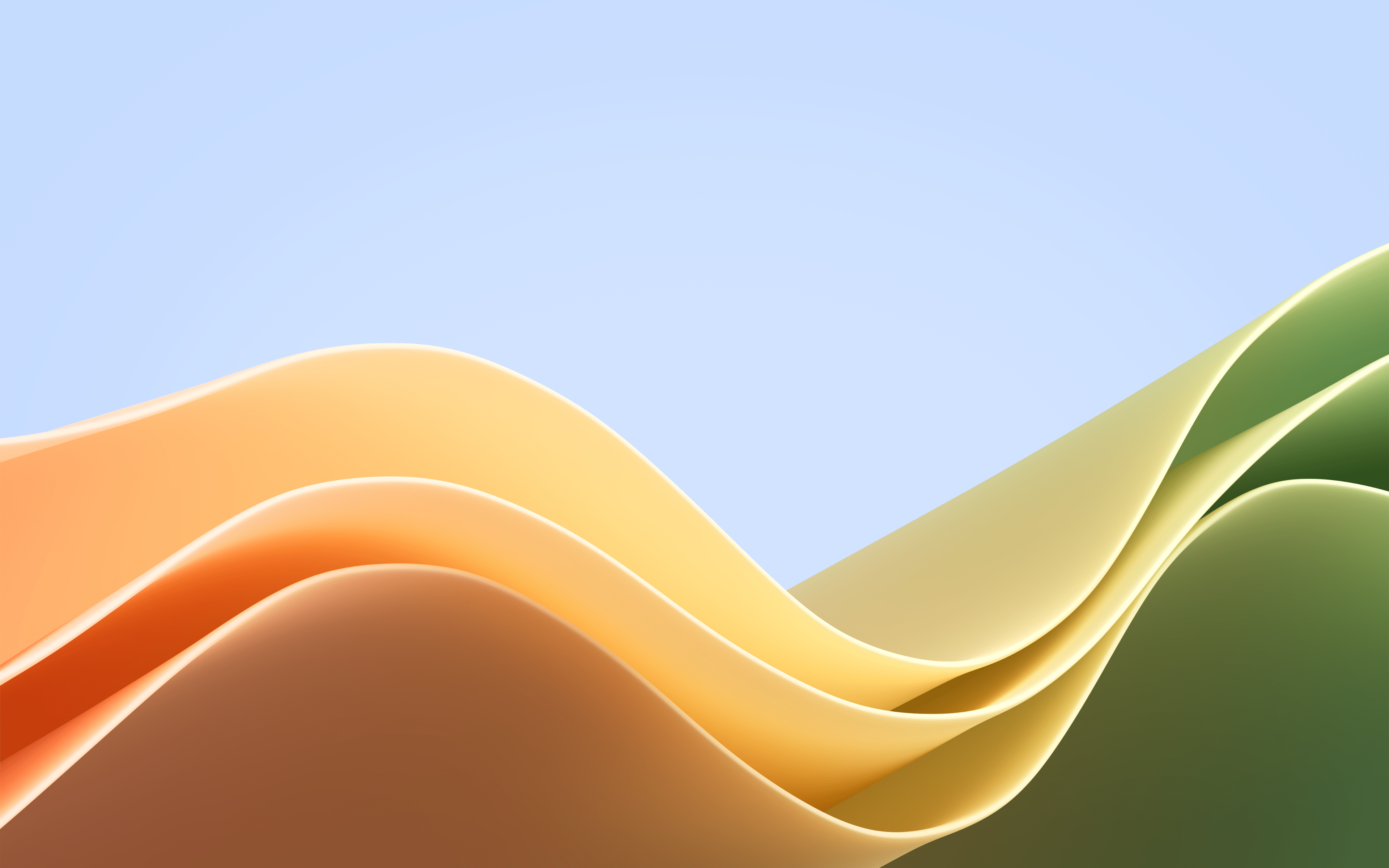 3840x2400 Windows 11 Abstract Wave Wallpaper 4Kx2400