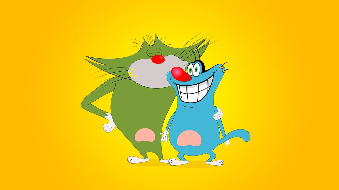 1400x788 Oggy Jack Wallpaper