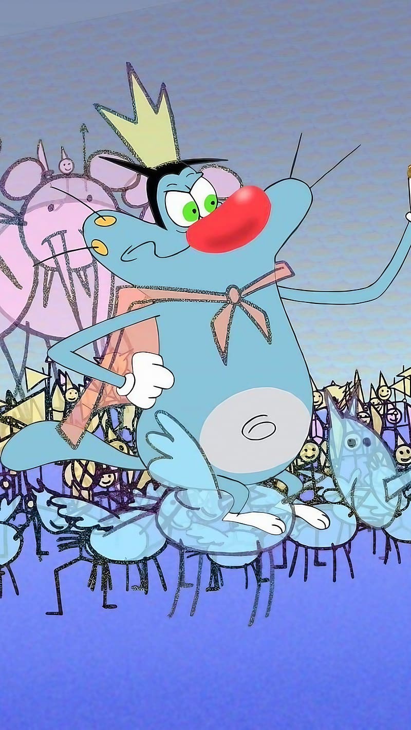 800x1422 Oggy Cartoon, oggy war mood, cartoon, oggy, HD phone wallpaper