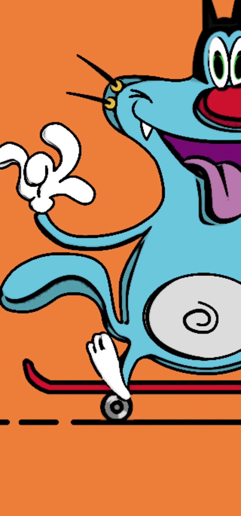 1020x2183 Oggy Phone Wallpaper