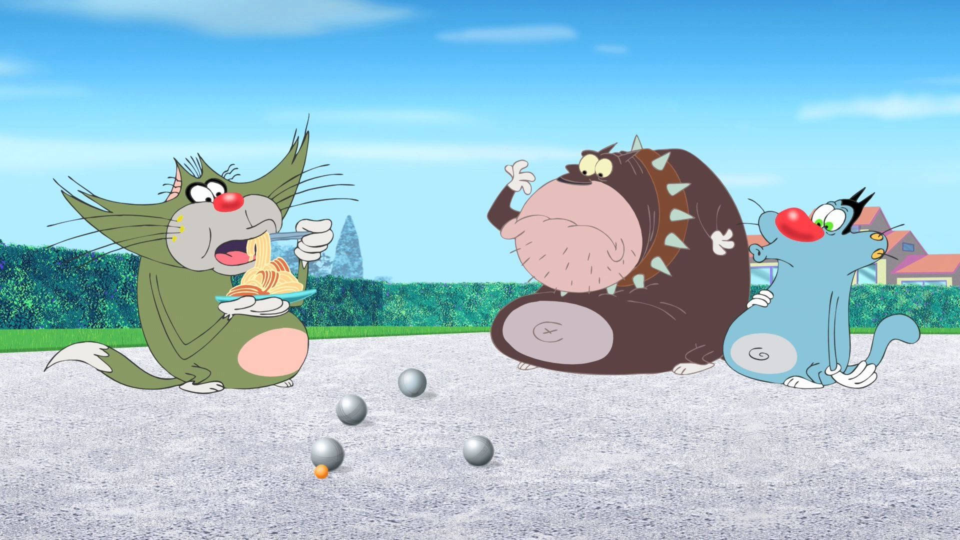 1920x1080 Download Silver Balls Oggy And The Cockroaches Wallpaper