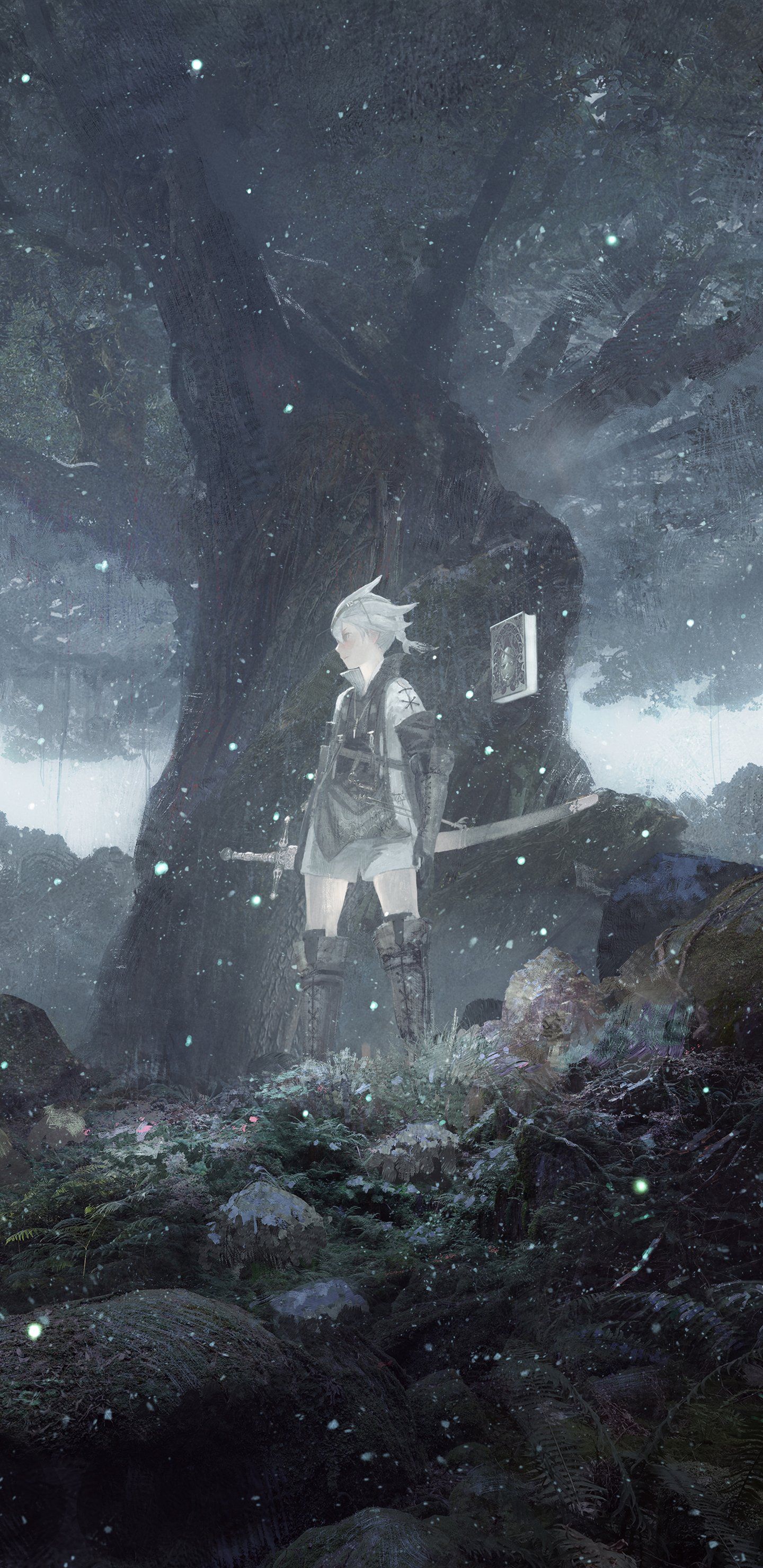 1440x2960 Nier iPhone Wallpaper