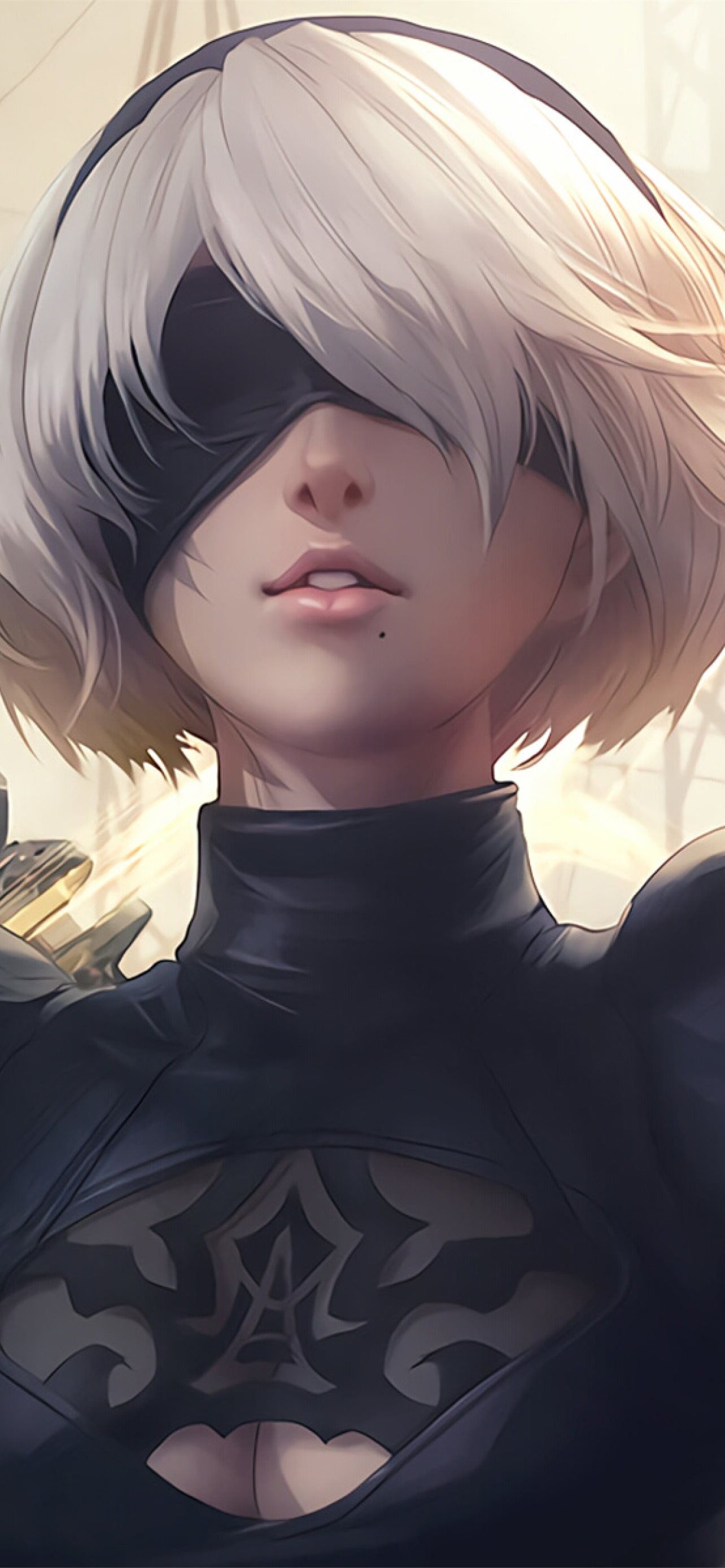 1284x2778 2b Nier Automata Resolution HD Anime 4K Image Pho. iPhone Wallpaper Free Download