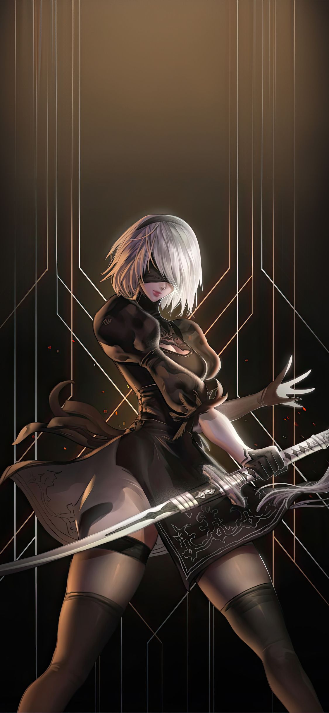 1125x2436 2b Nier Automata Legacy iPhone XS, iPhone iPhone X , HD 4k Wallpaper, Image, Background, Photos and Picture