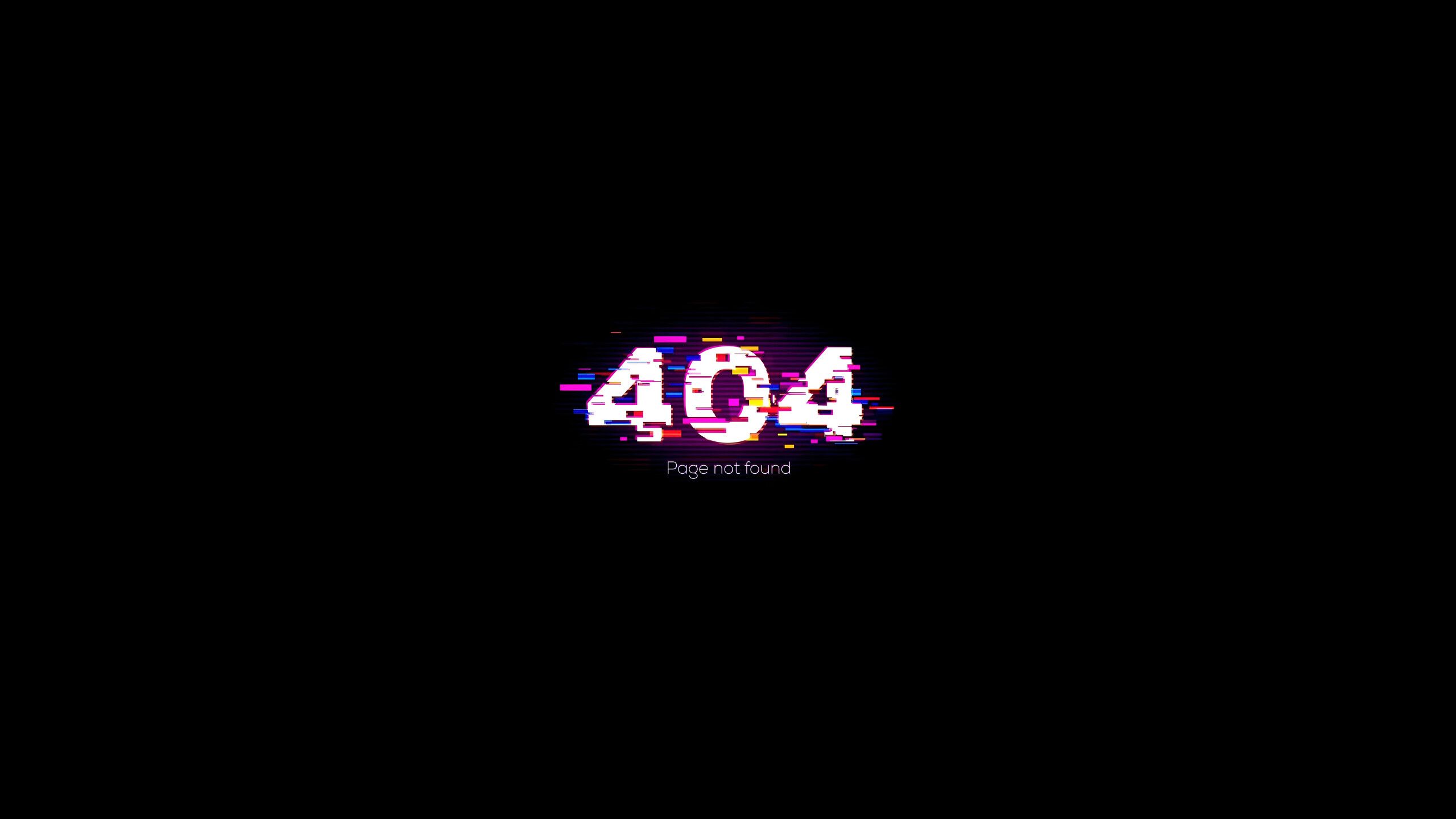2560x1440 Page Not Found Wallpaper 4K 8K HD PC