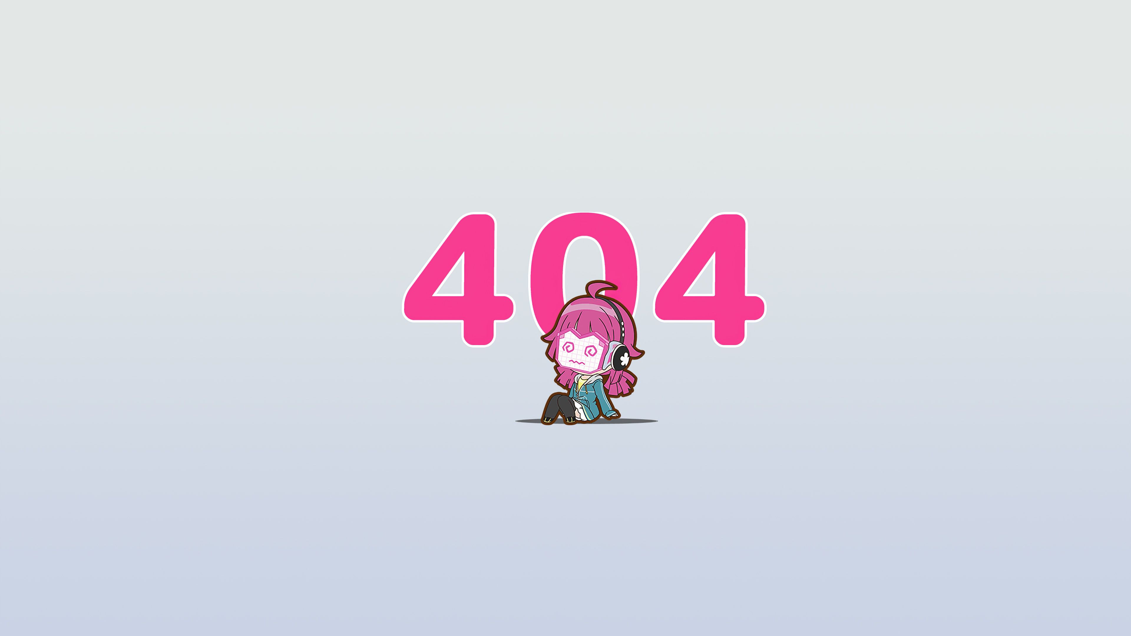 3840x2160 not found Wallpaper 4K, Cute anime, Minimalist