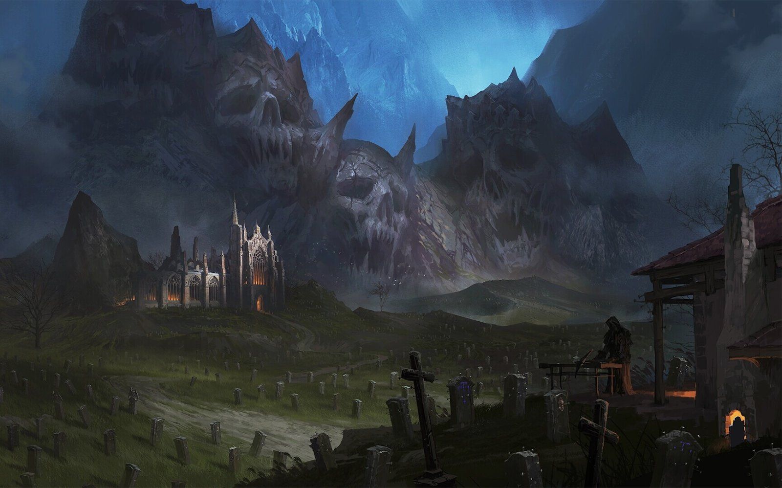 1600x998 Fantasy Adventure Dark Desktop Wallpaper 111005