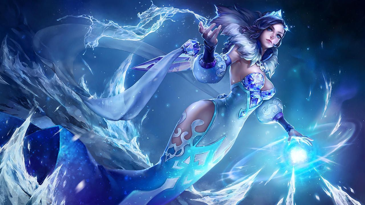 1280x720 Ice Warrior Girl Wallpaper