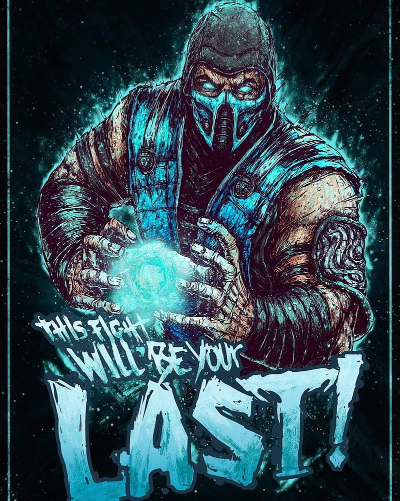 800x1001 SubZero, ice warrior, mortalkombat, HD phone wallpaper