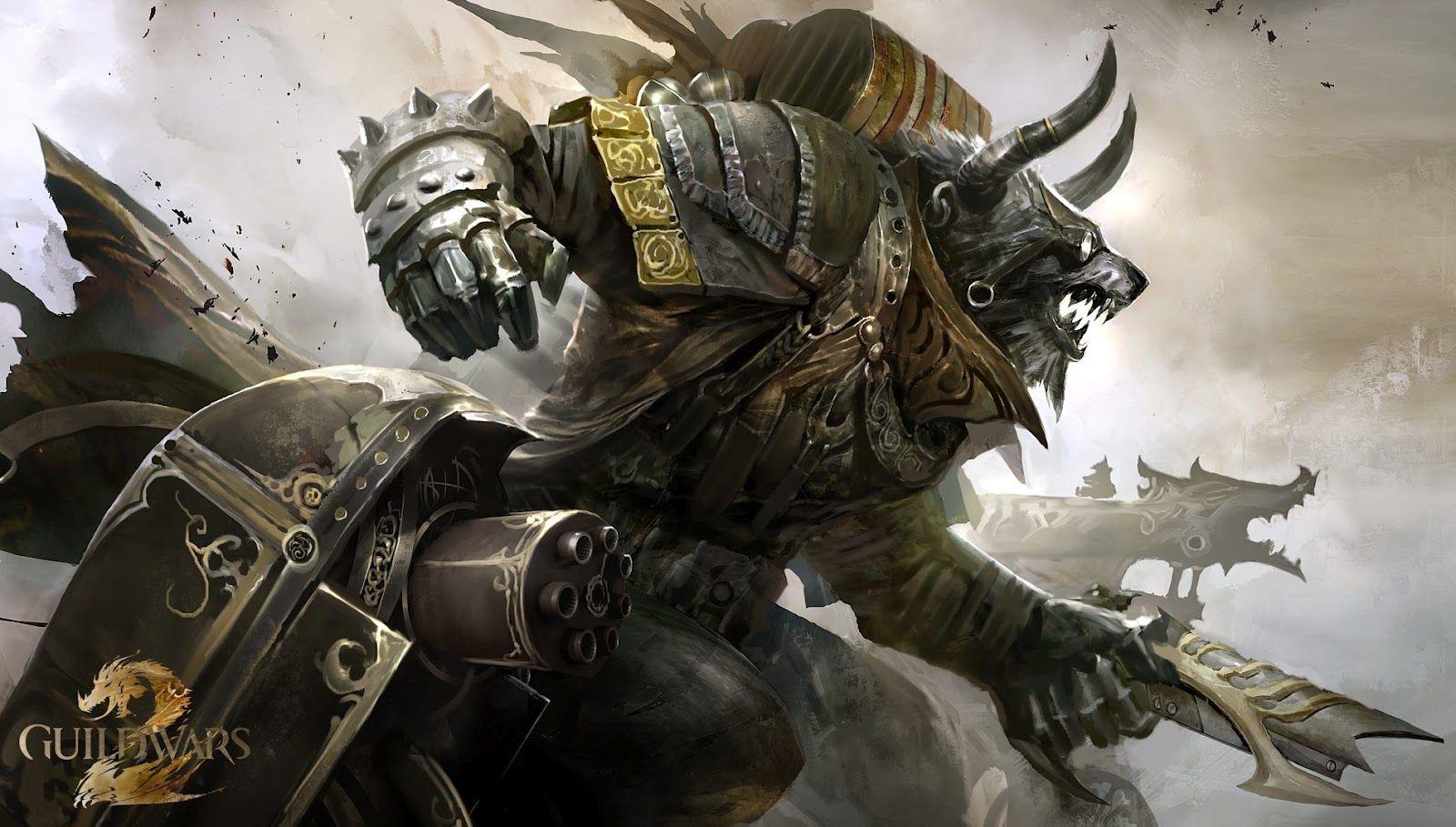 1600x909 Guild Wars 2 Wallpaper: Charr Engineer Guild Wars 2 Wallpaper