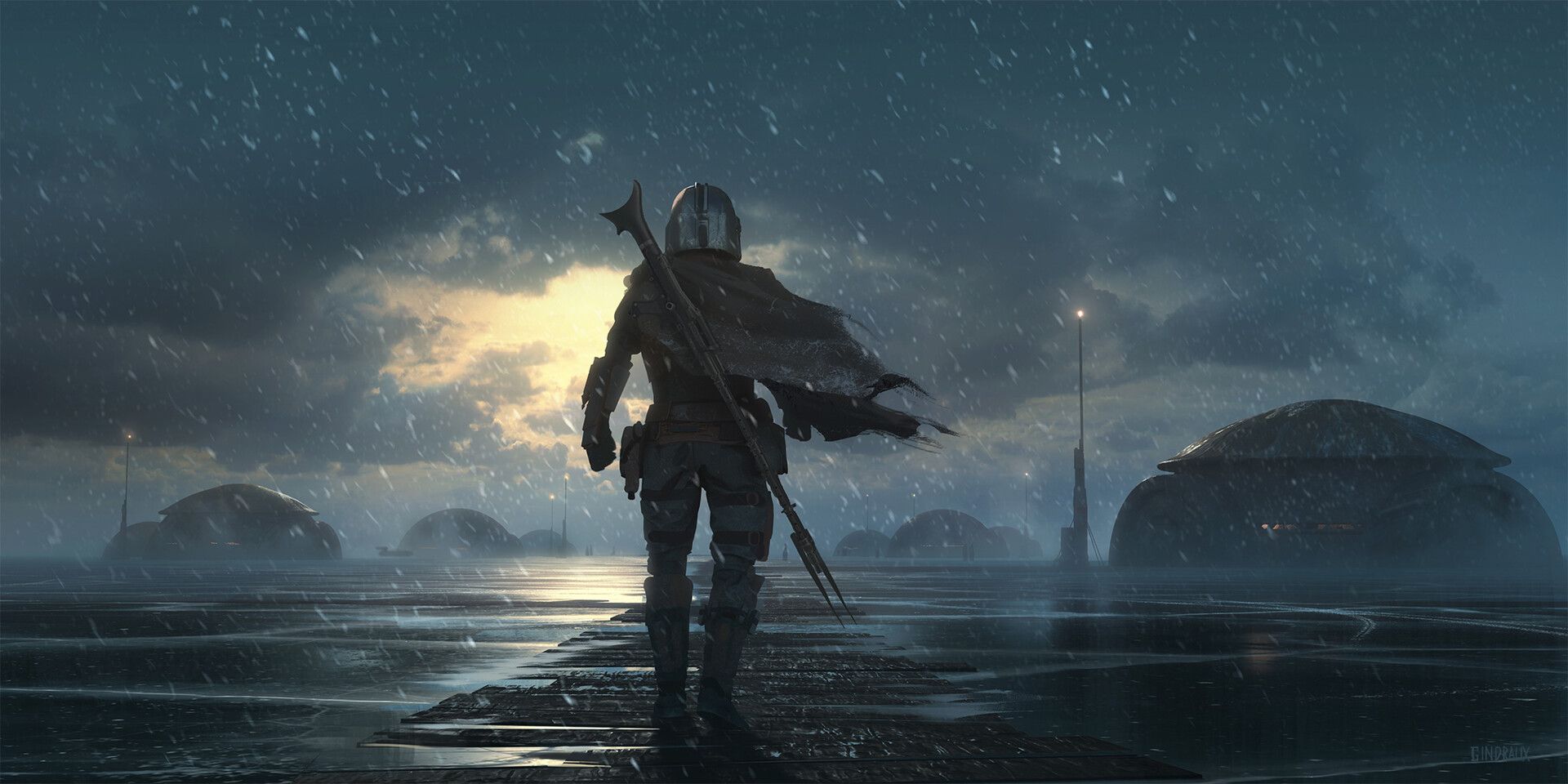 1920x960 The Mandalorian Planet (2048X1152) By Nick Gindraux