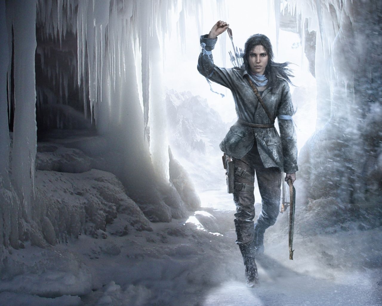 1280x1024 Rise Of The Tomb Raider Ice Cave 4K UHD Wallpaper for UltraHD Desktop and TV : Widescreen and UltraWide Display