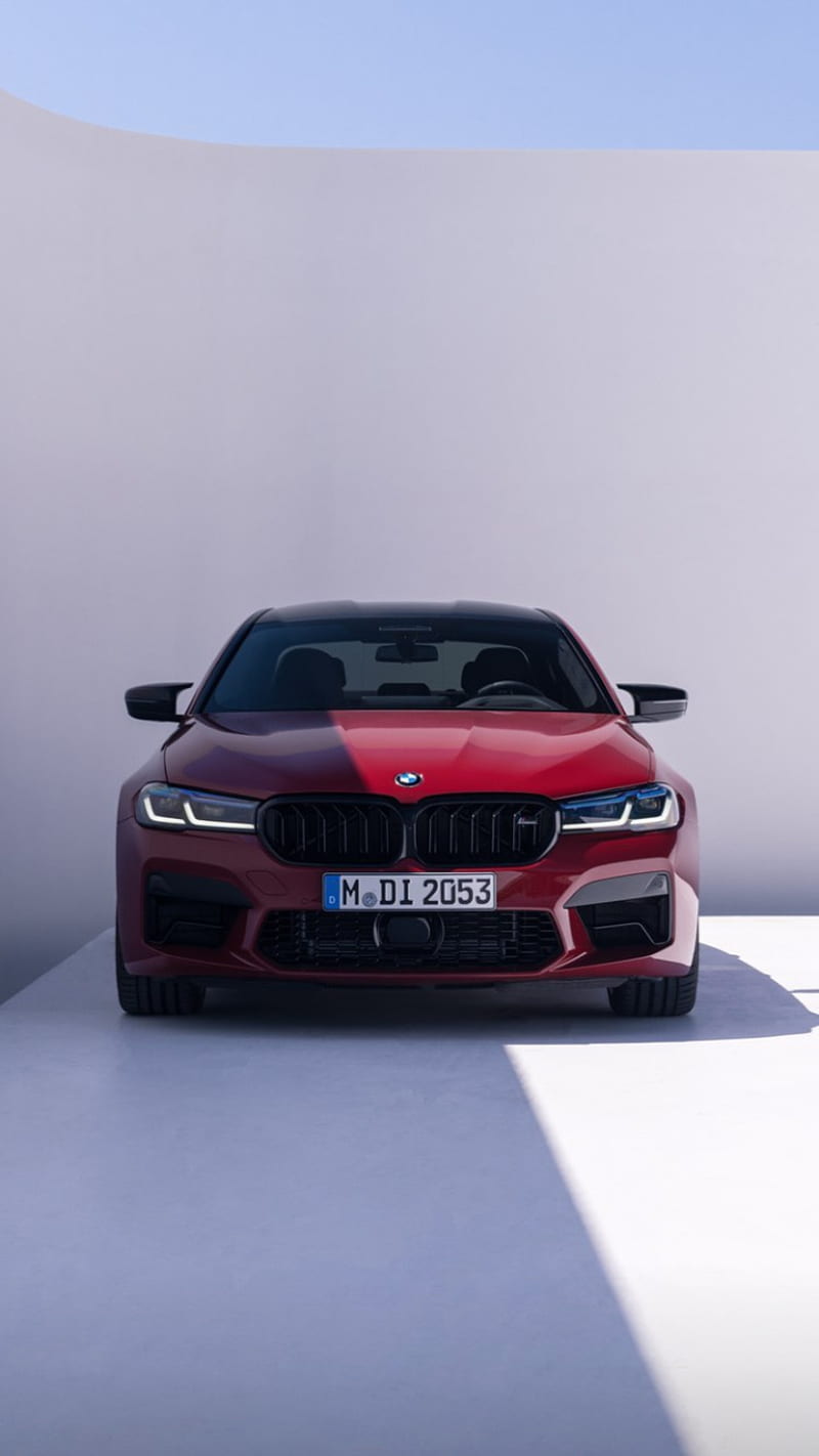 800x1422 HD red bmw m5 wallpaper
