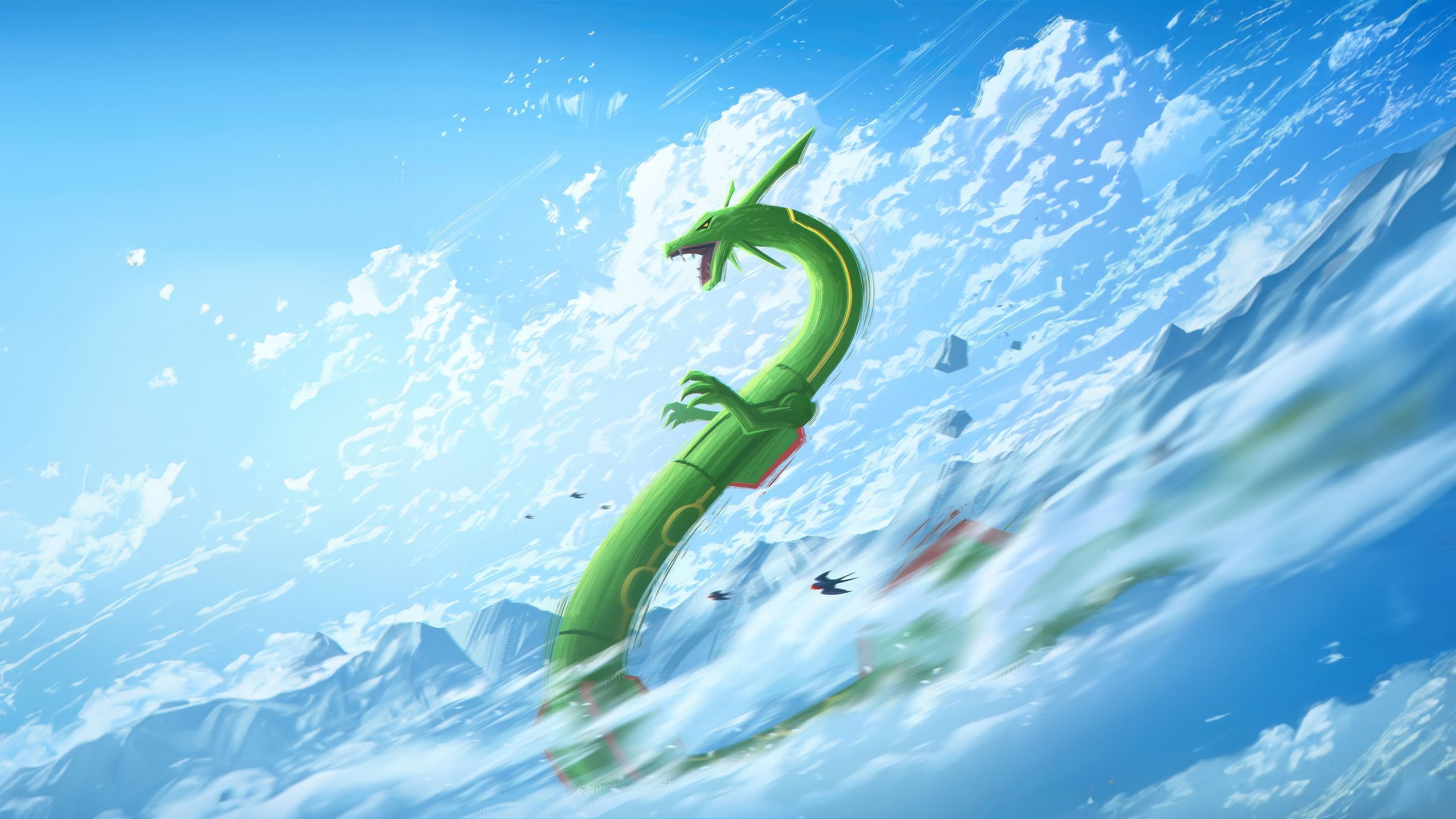 2560x1440 Rayquaza Pokemon 1440P Resolution , HD 4k Wallpaper, Image, Background, Photos and Picture