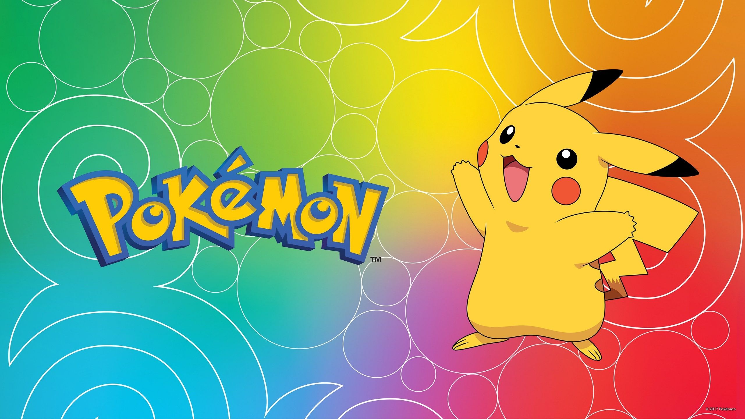 2560x1440 Pokemon Wallpaper 4K, Pikachu, Colorful background