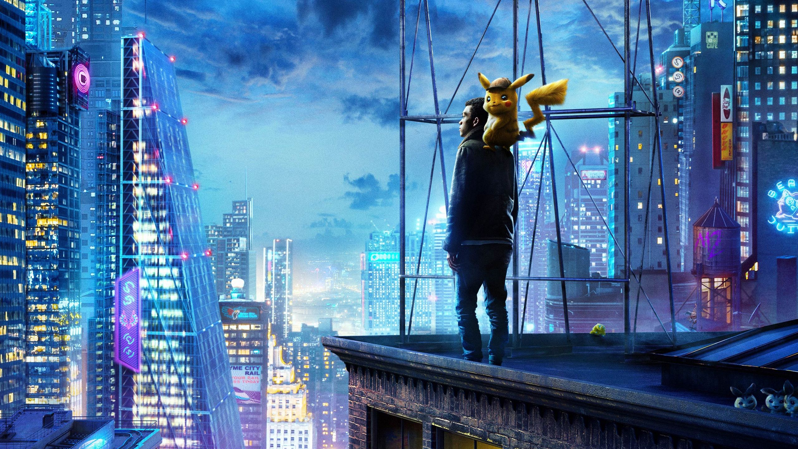 2560x1440 Download Pokemon Detective Pikachu, Pokémon, Detective, Pikachu Wallpaper in 2560x1440 Resolution
