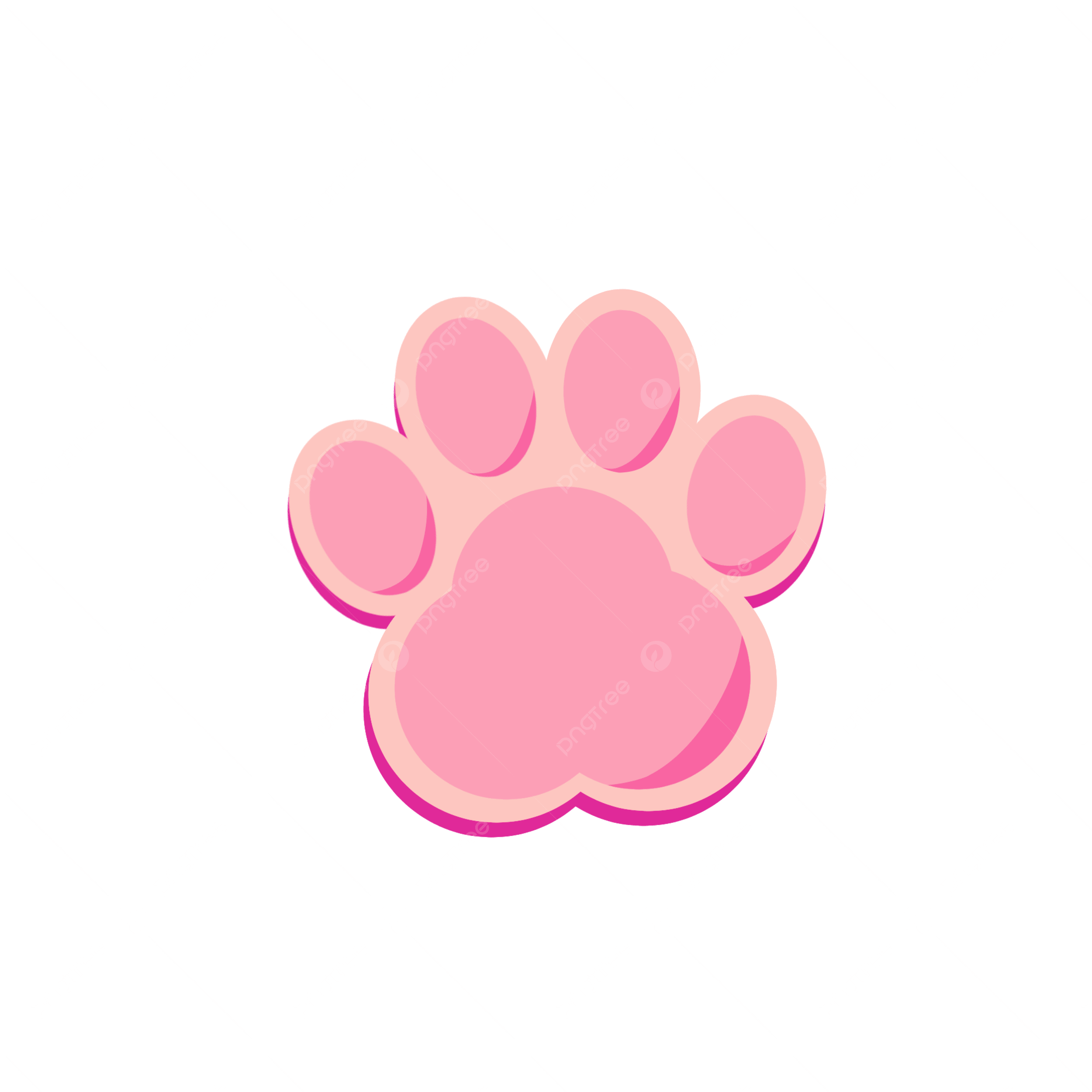 2500x2500 Pink Paw Cat Paw Print Background Pink Paw Wallpaper Image Free Download On Magnific formerly