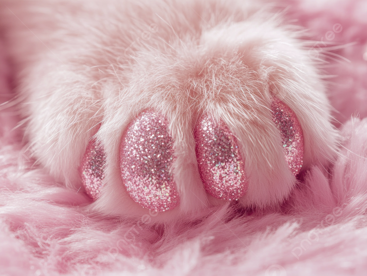 1200x904 Pink Cat Paw With Glittery Soft Fur, Paw, Pink, Glittery Background Image And Wallpaper for Free Download