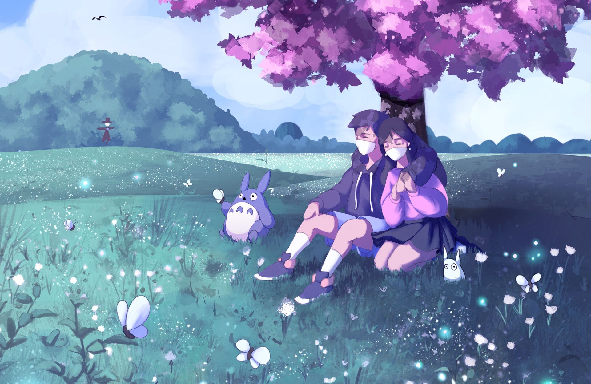 1920x1247 Jesus Morales Neighbor Totoro