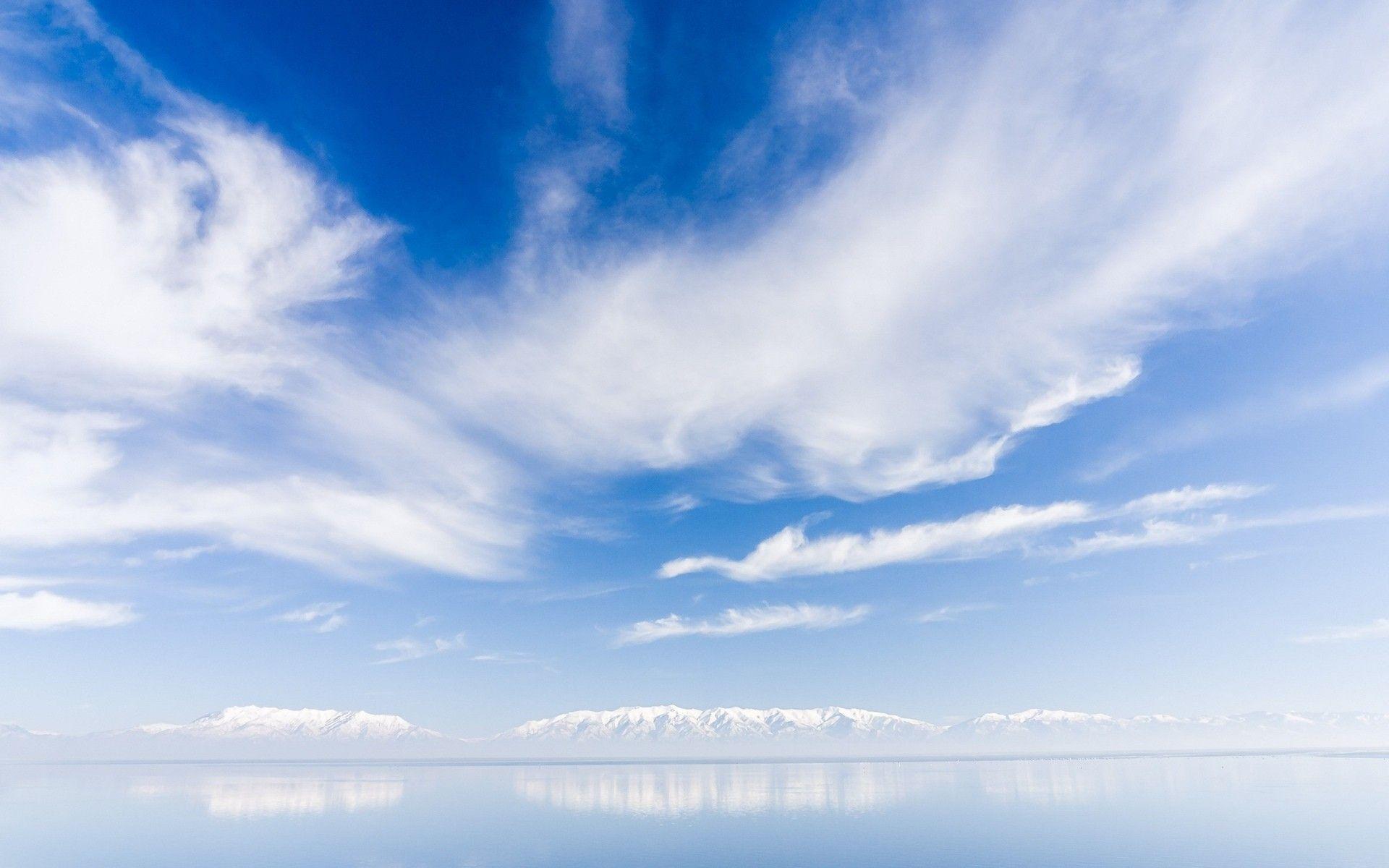 1920x1200 Clouds, Snow, Colourful, Free Image, Haze, Mountains, Reflection, Rivers, Ocean, HD Nature Wallpaper, Lakes, Dream Stock Image