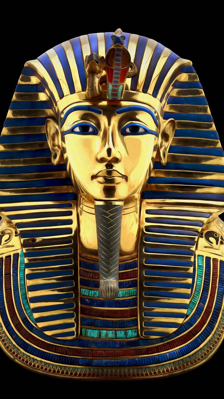 718x1280 King tut golden mask wallpaper