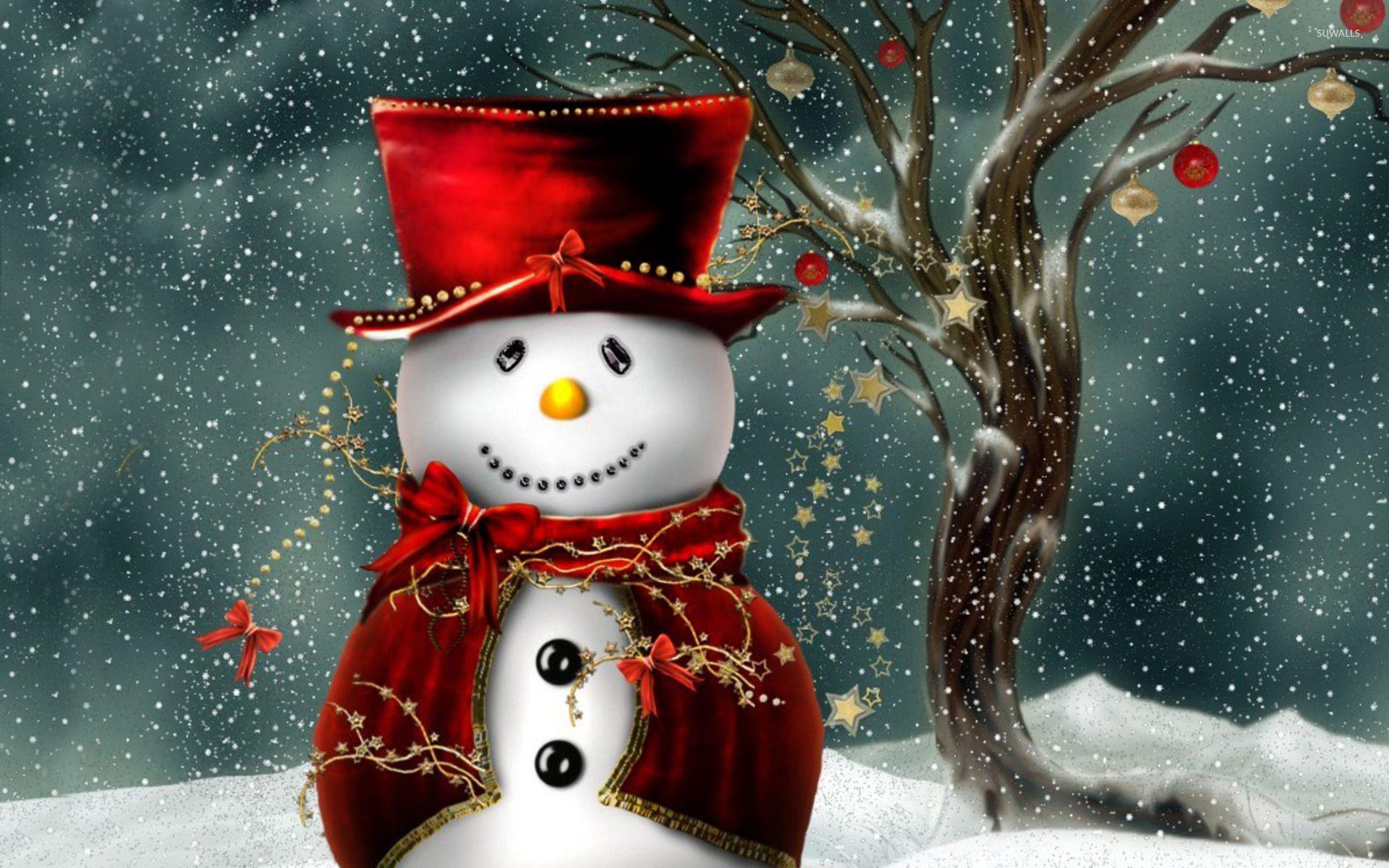 1920x1200 Snowman wallpaper wallpaper