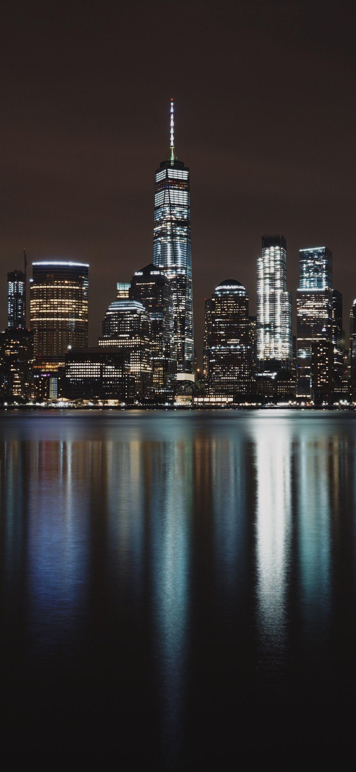 1242x2688 New York City Night iPhone XS MAX HD 4k Wallpaper, Image, Background, Photo and Picture