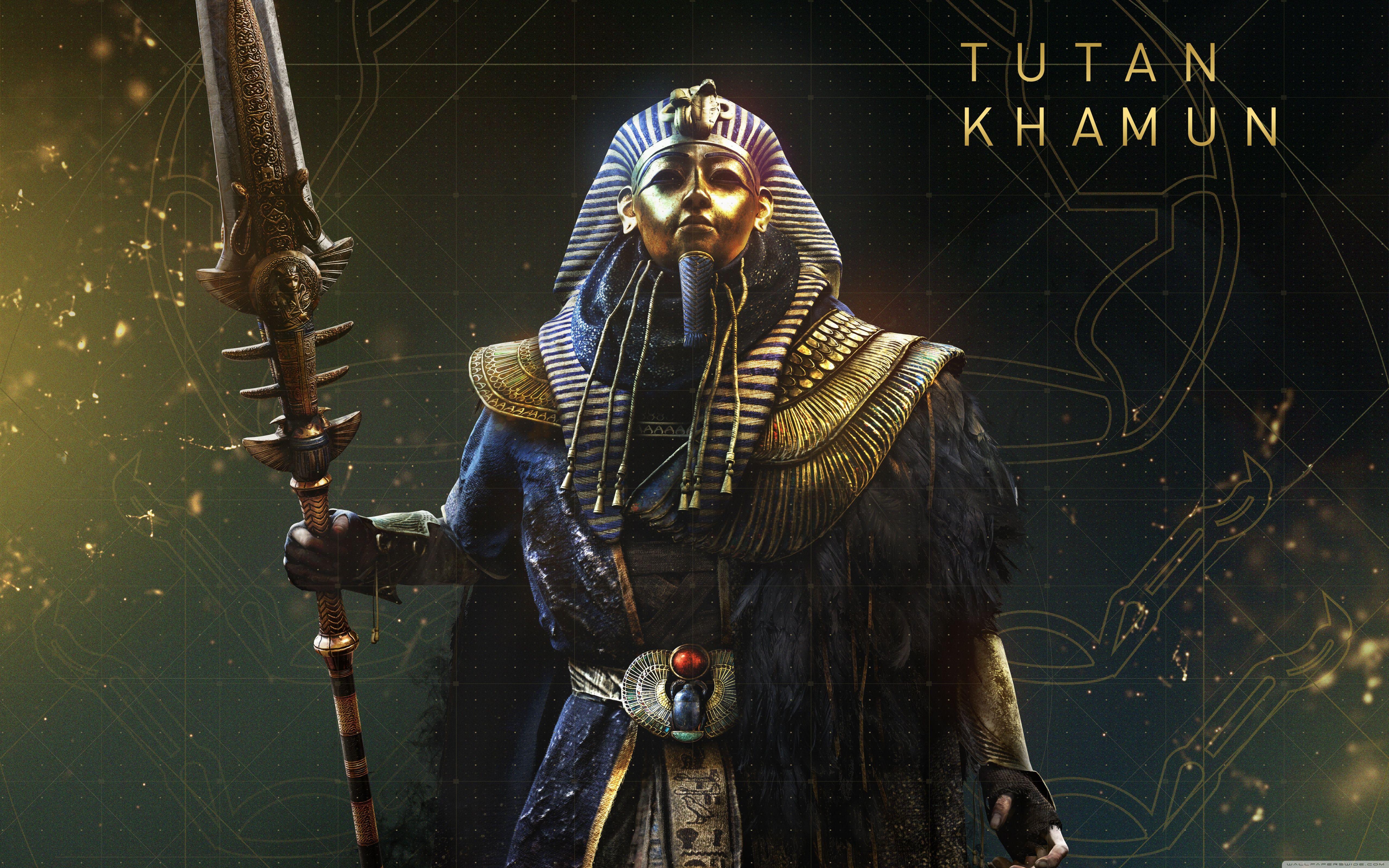 5120x3200 Assassin's Creed Origins Tutankhamun The Curse Of The Pharaohs Ultra HD Desktop Background Wallpaper for : Multi Display, Dual Monitor