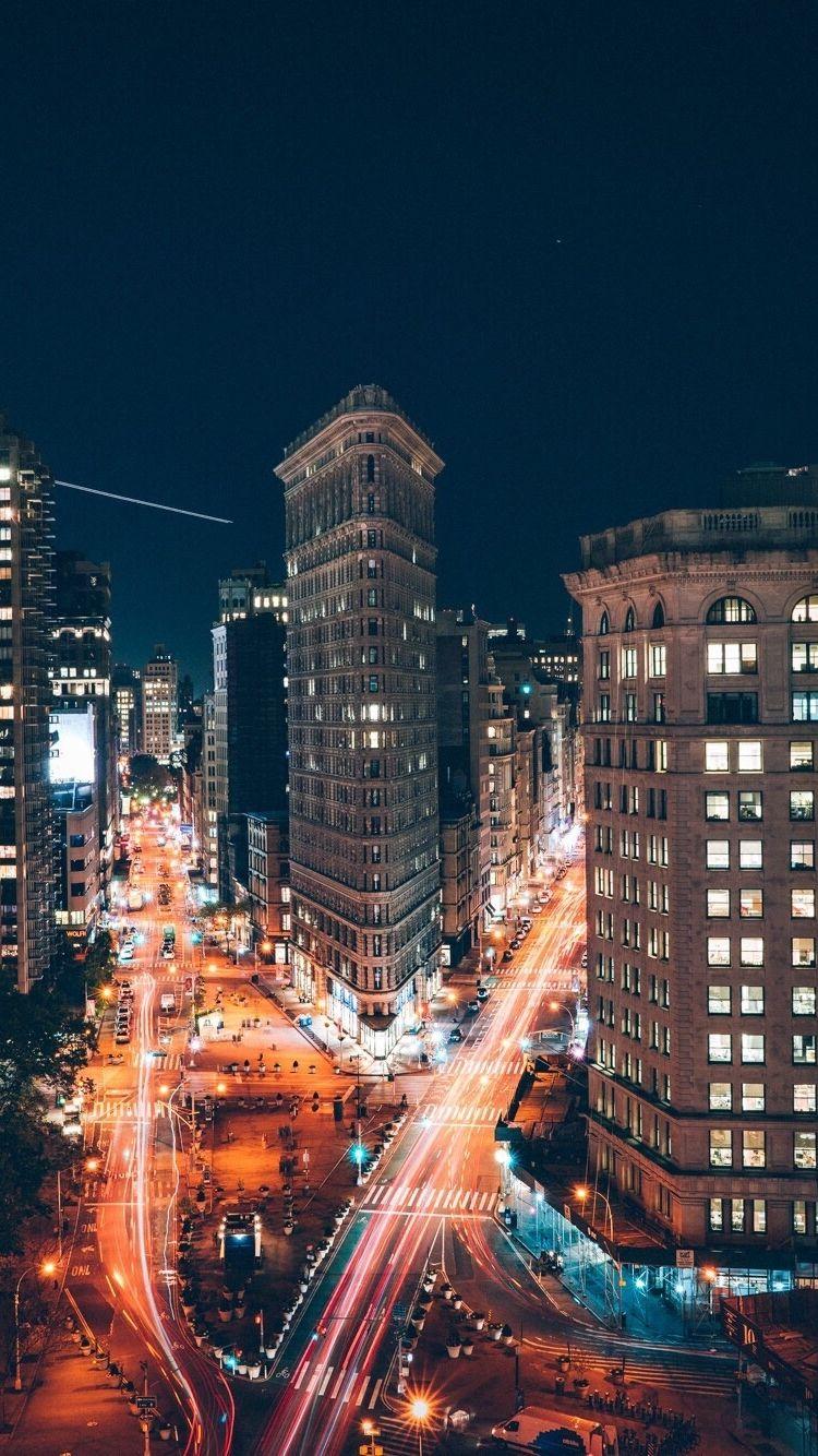 750x1334 New York City Night Wallpaper iPhone HD For Android