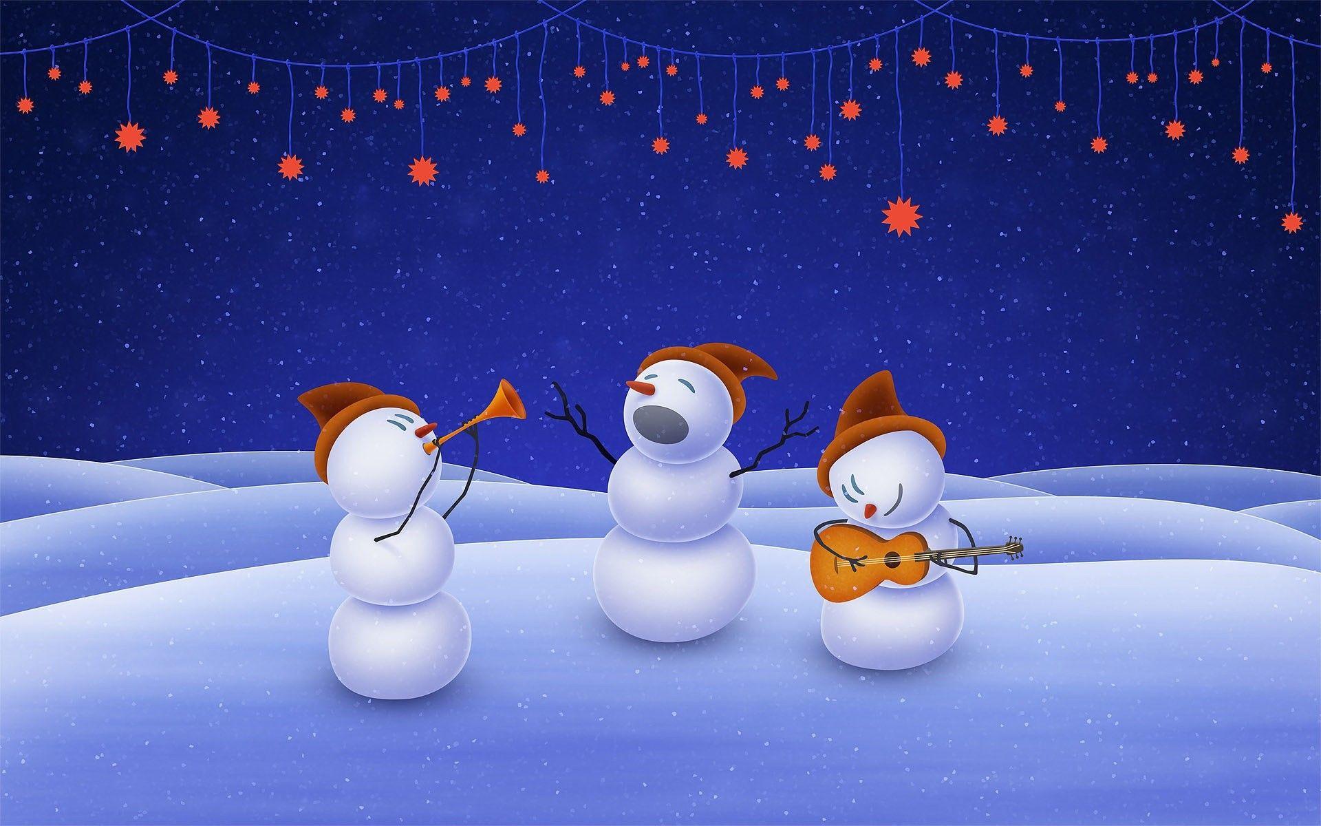 1920x1200 Snowmen Band