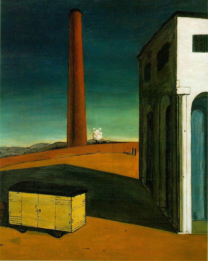 864x1080 The Anguish Of Departure surrealist giorgio de chirico art wallpaper