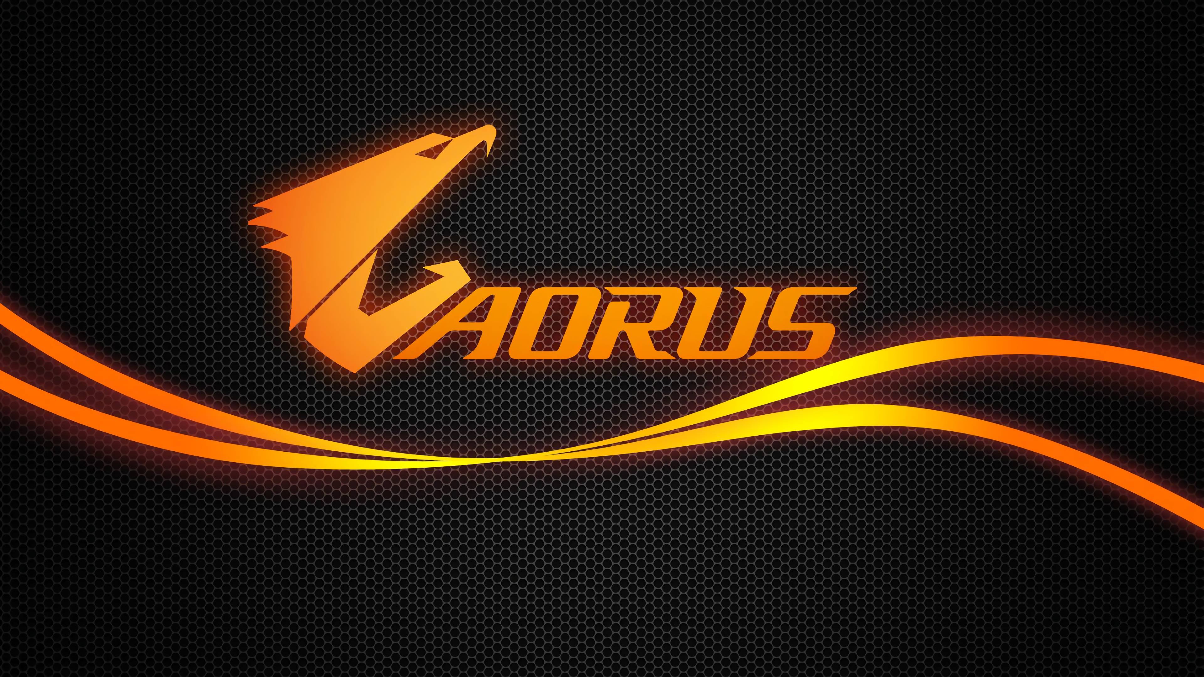 Biểu trưng đầy màu sắc của Gigabyte aorus 4K tải xuống hình nền