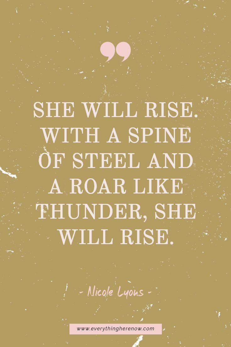 735x1103 Determined Woman Quotes (+ 5 FREE wallpaper!). Everything Here Now
