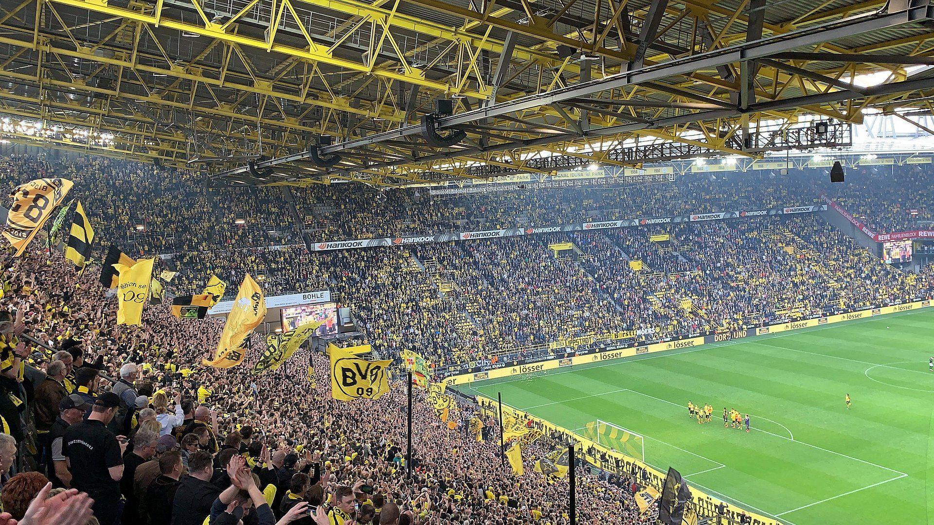 1920x1080 True Love: watching football in the Signal Iduna Park stadium - #visitDORTMUND
