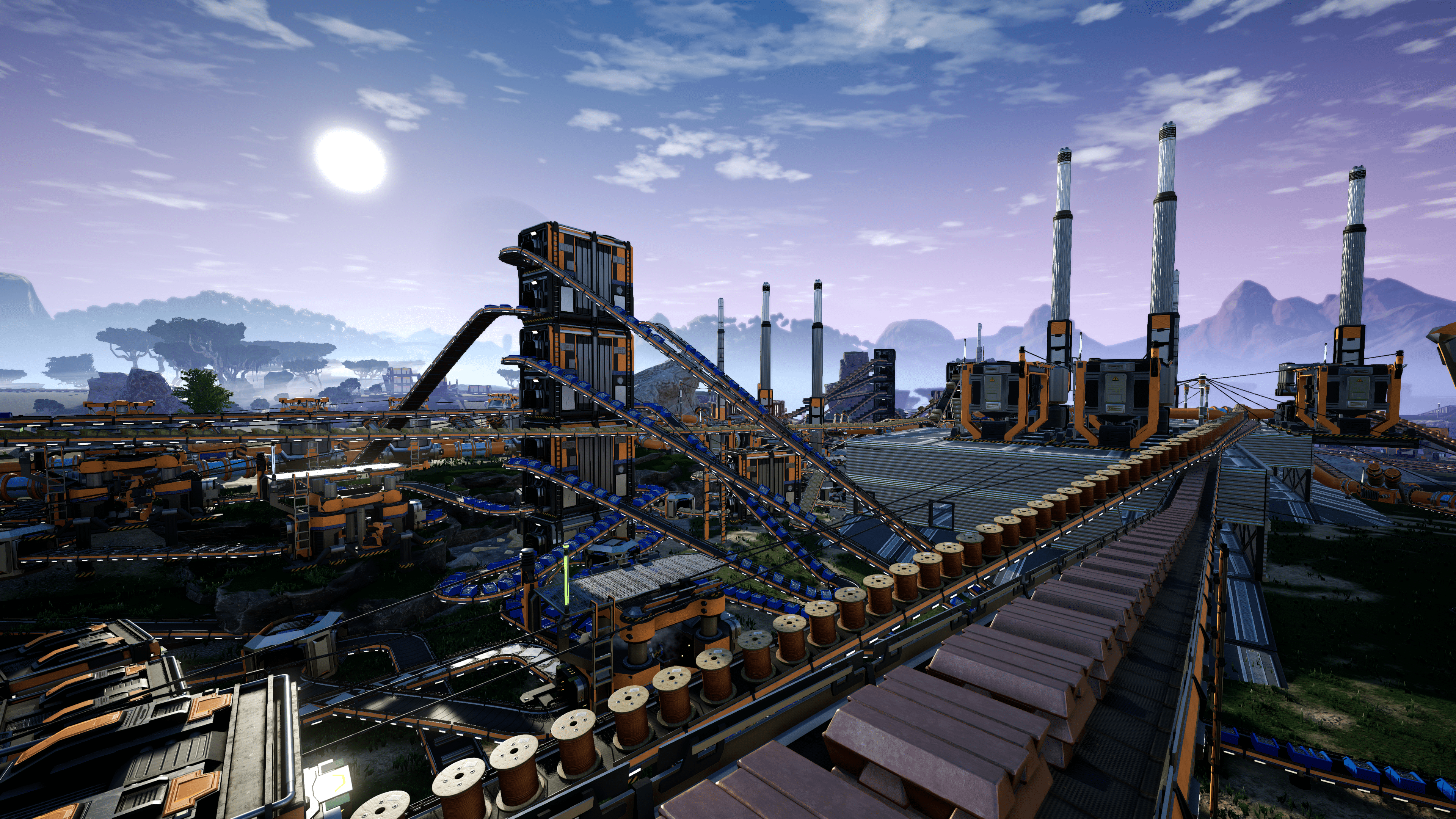 3840x2160 Factories Satisfactory Wallpaper:3840x2160