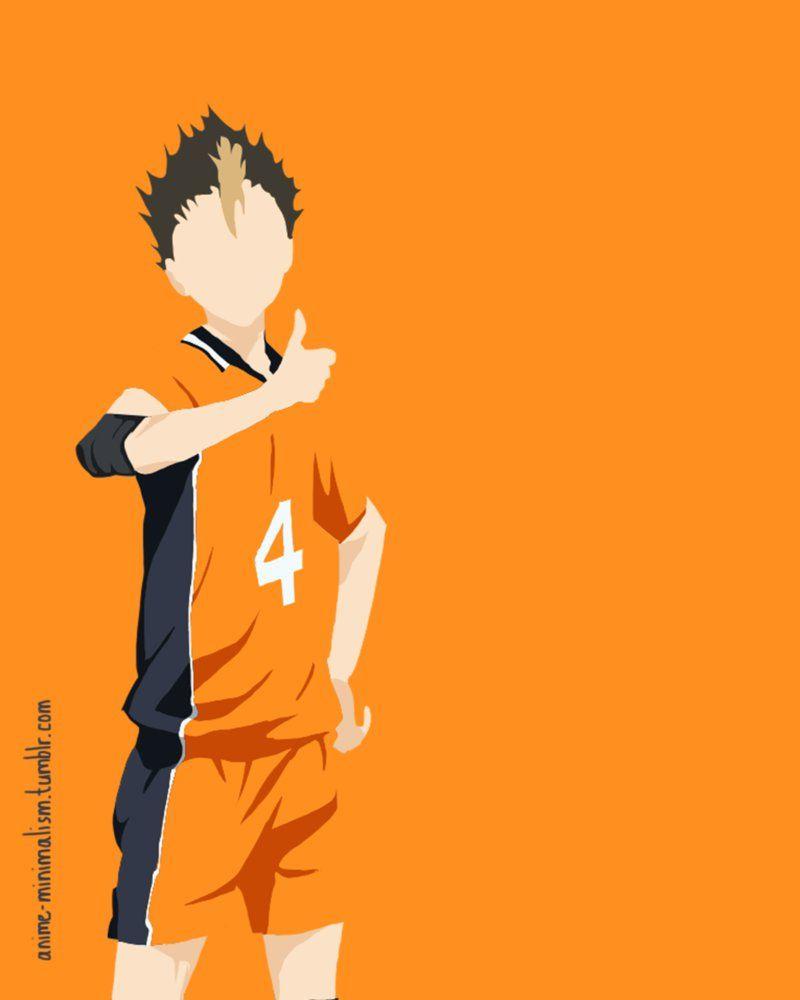 800x1000 Nishinoya Yu By Anime Minimalism. Anime Shadow, Anime Wallpaper Live, Haikyuu Anime