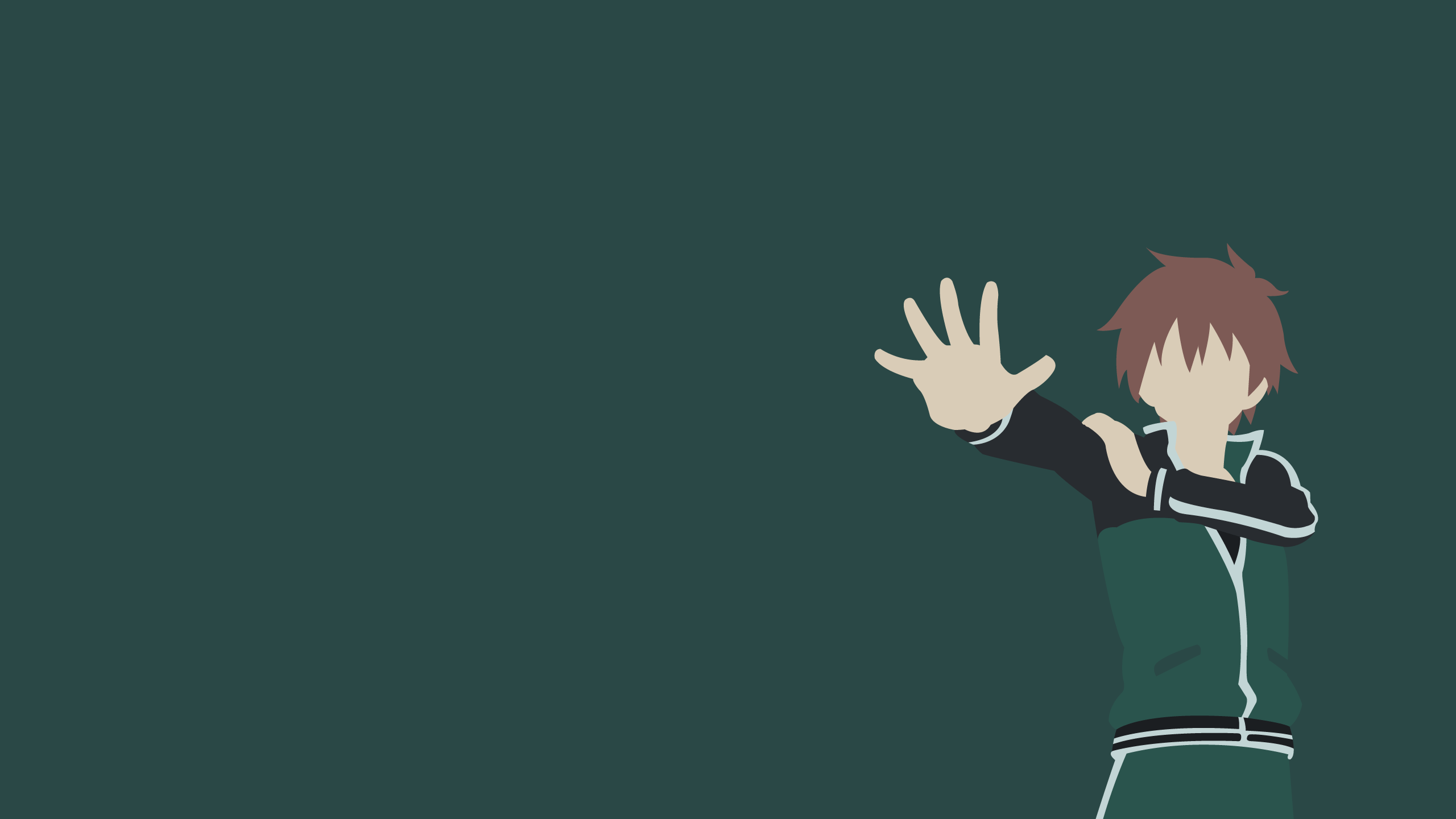 2560x1440 Anime Wallpaper HD: Minimalist Anime Haikyuu Wallpaper