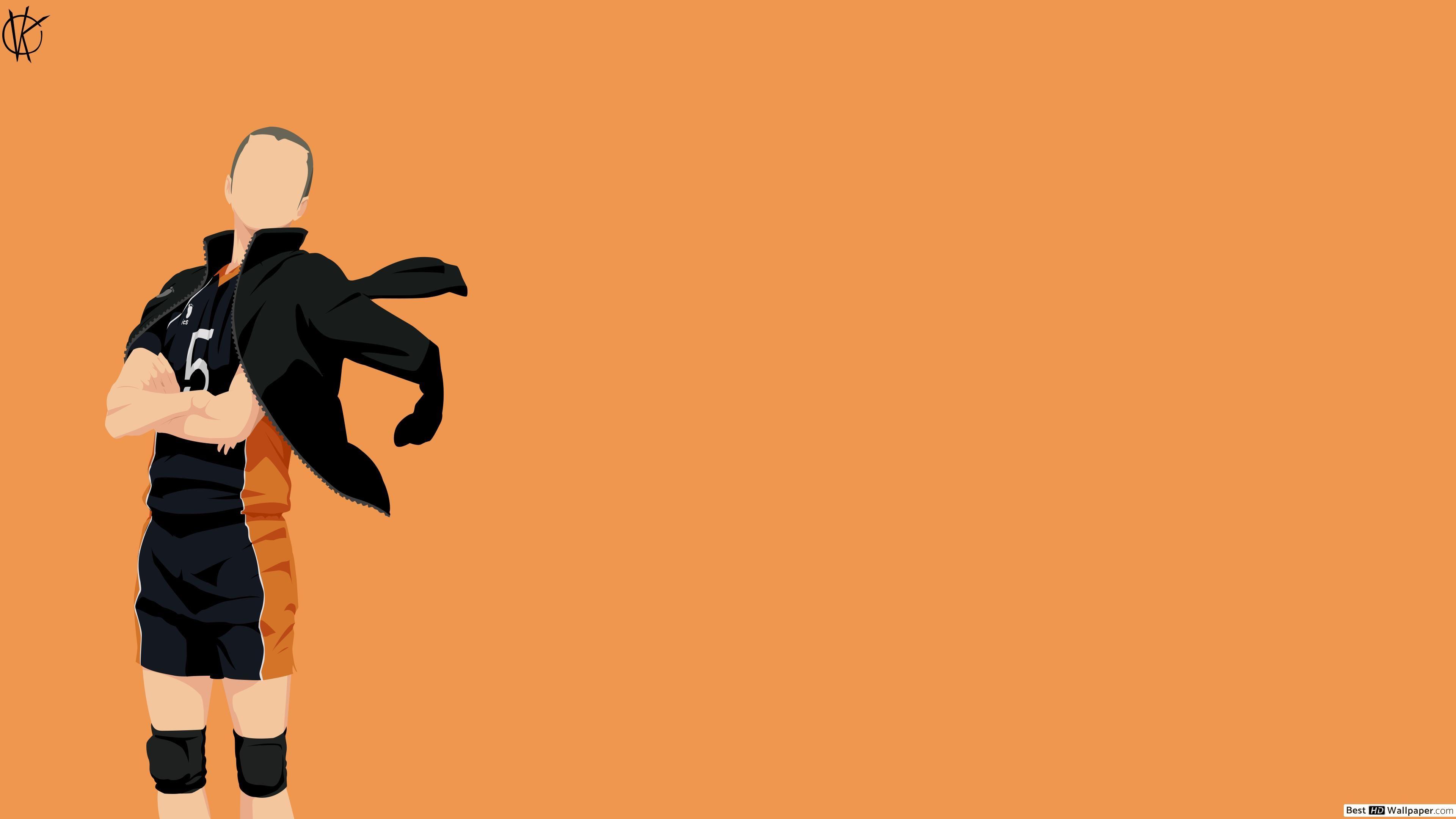3840x2160 Haikyu!! Tanaka HD wallpaper download