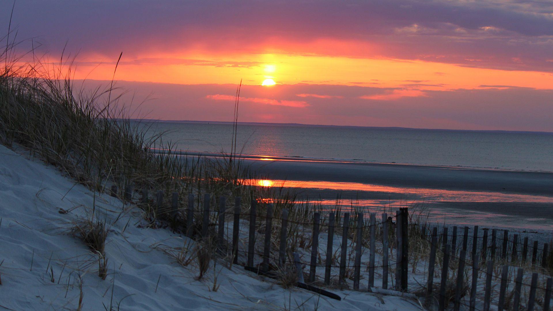 Cape Cod Beach Sunset Wallpapers - Top Free Cape Cod Beach Sunset Backgrounds - WallpaperAccess