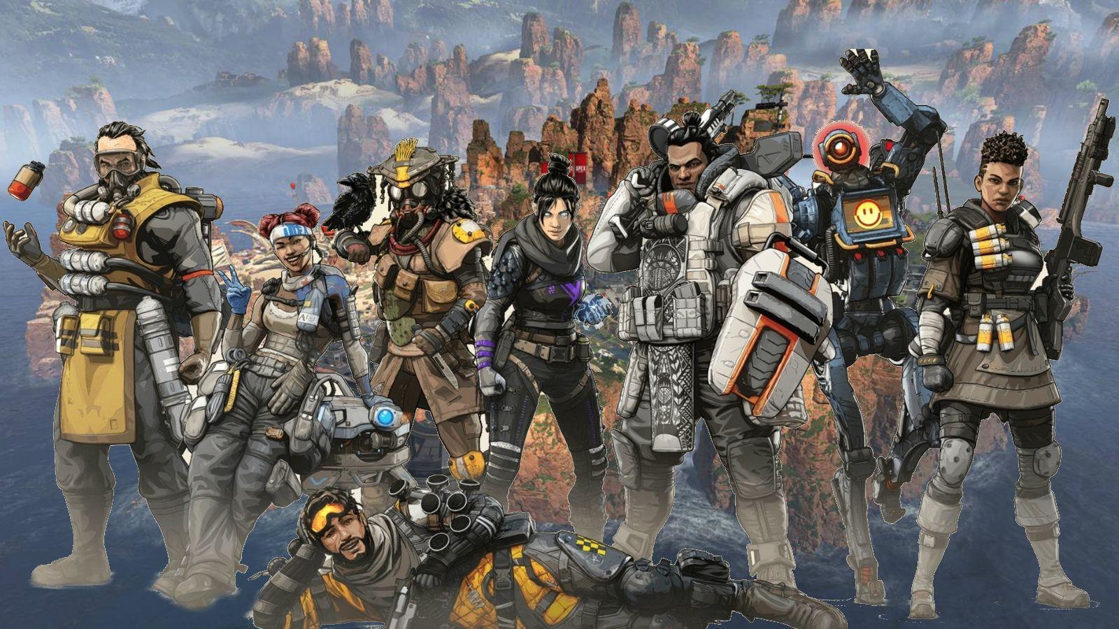 1600x900 Apex Legends: Most Popular Legends of Season 5