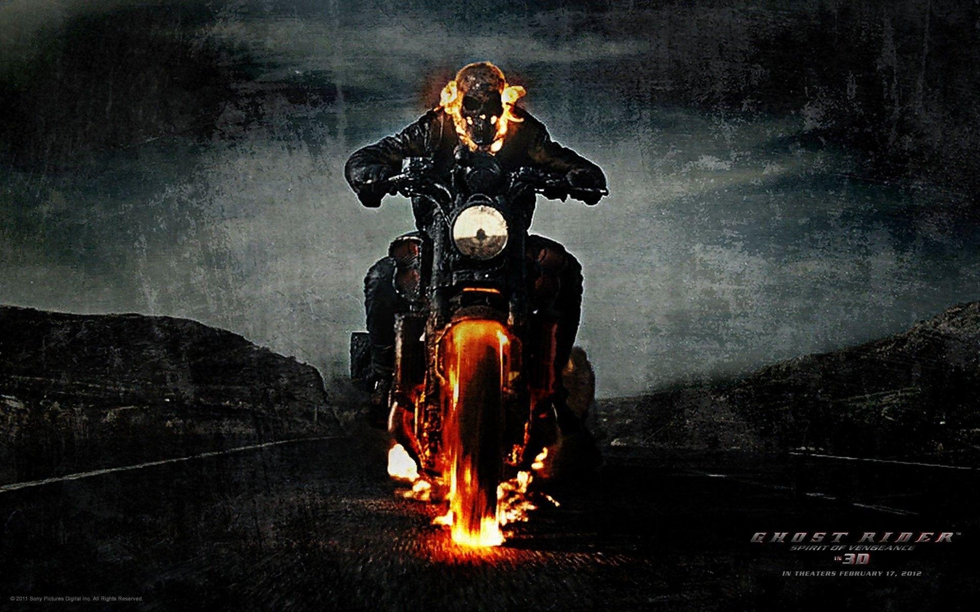 1920x1200 Ghost Rider Bike Wallpaper