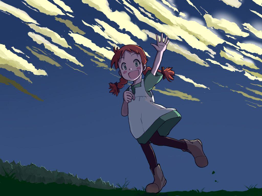 1024x768 Anne Shirley no Anne Anime Image Board