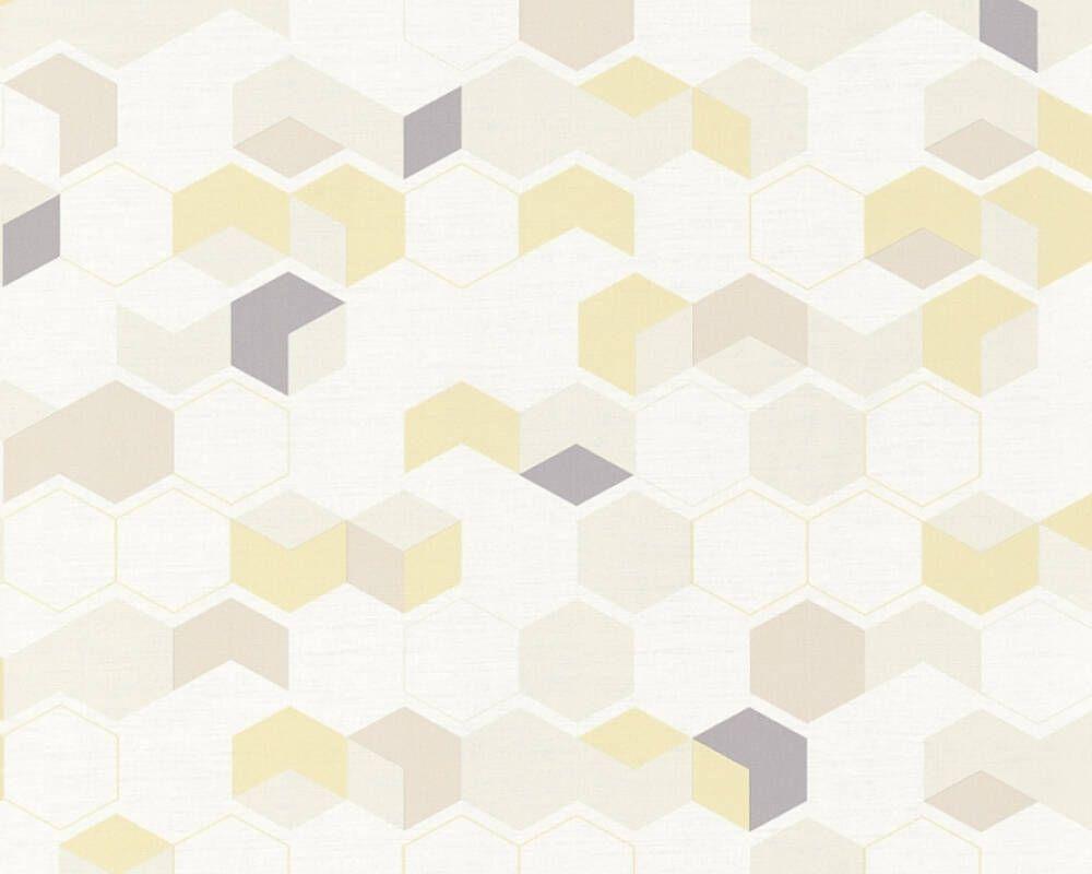 1000x800 A.S. Création Wallpaper «Graphics, Beige, Brown, White, Yellow» 366833