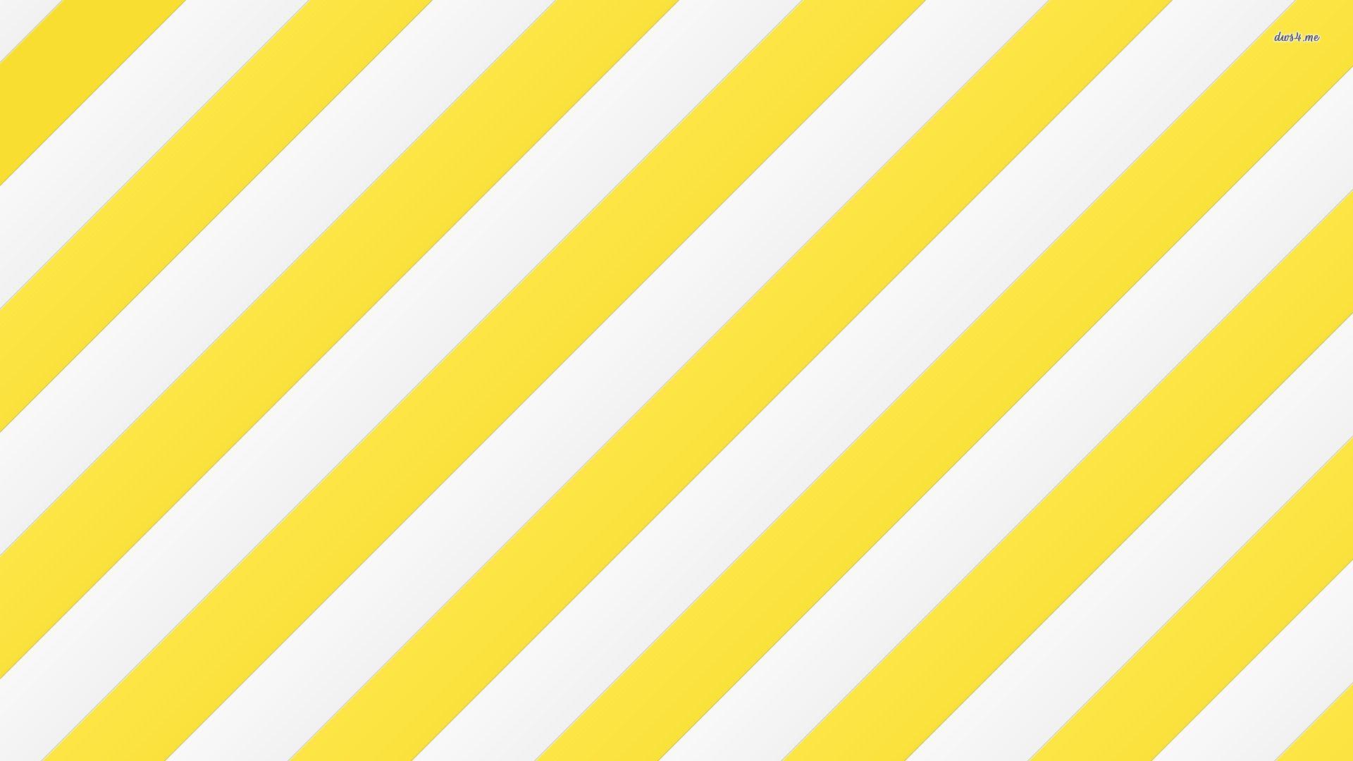 1920x1080 Yellow And White Striped Wallpaper