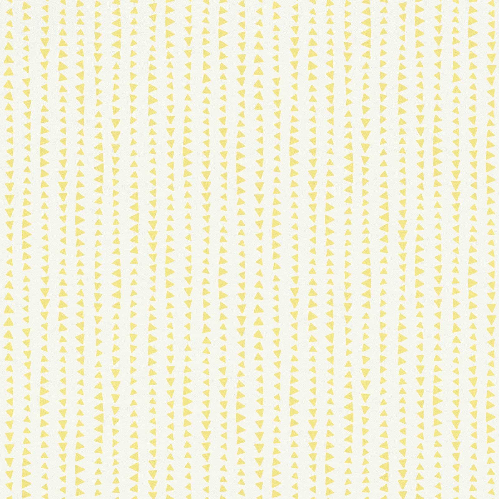 1600x1600 Kids Wallpaper Rasch triangle lines white yellow 249156