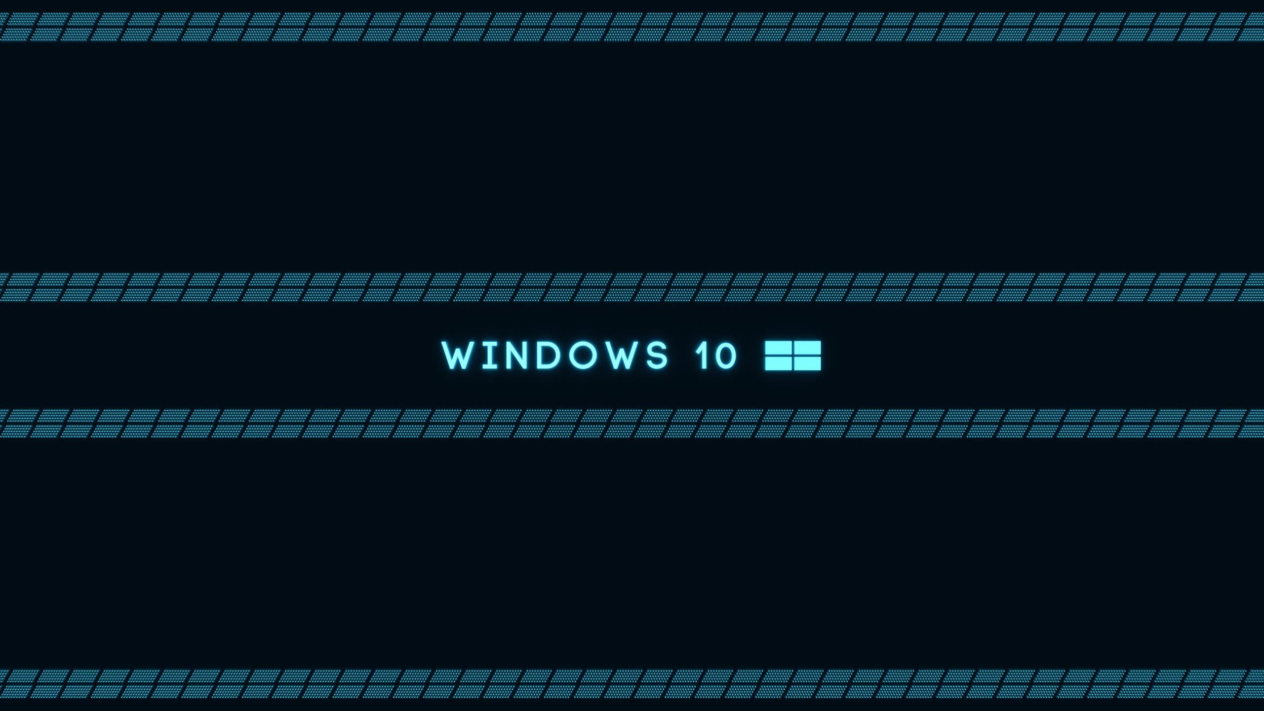 2560x1440 Microsoft Windows 10 OS Blue desktop PC and Mac wallpaper