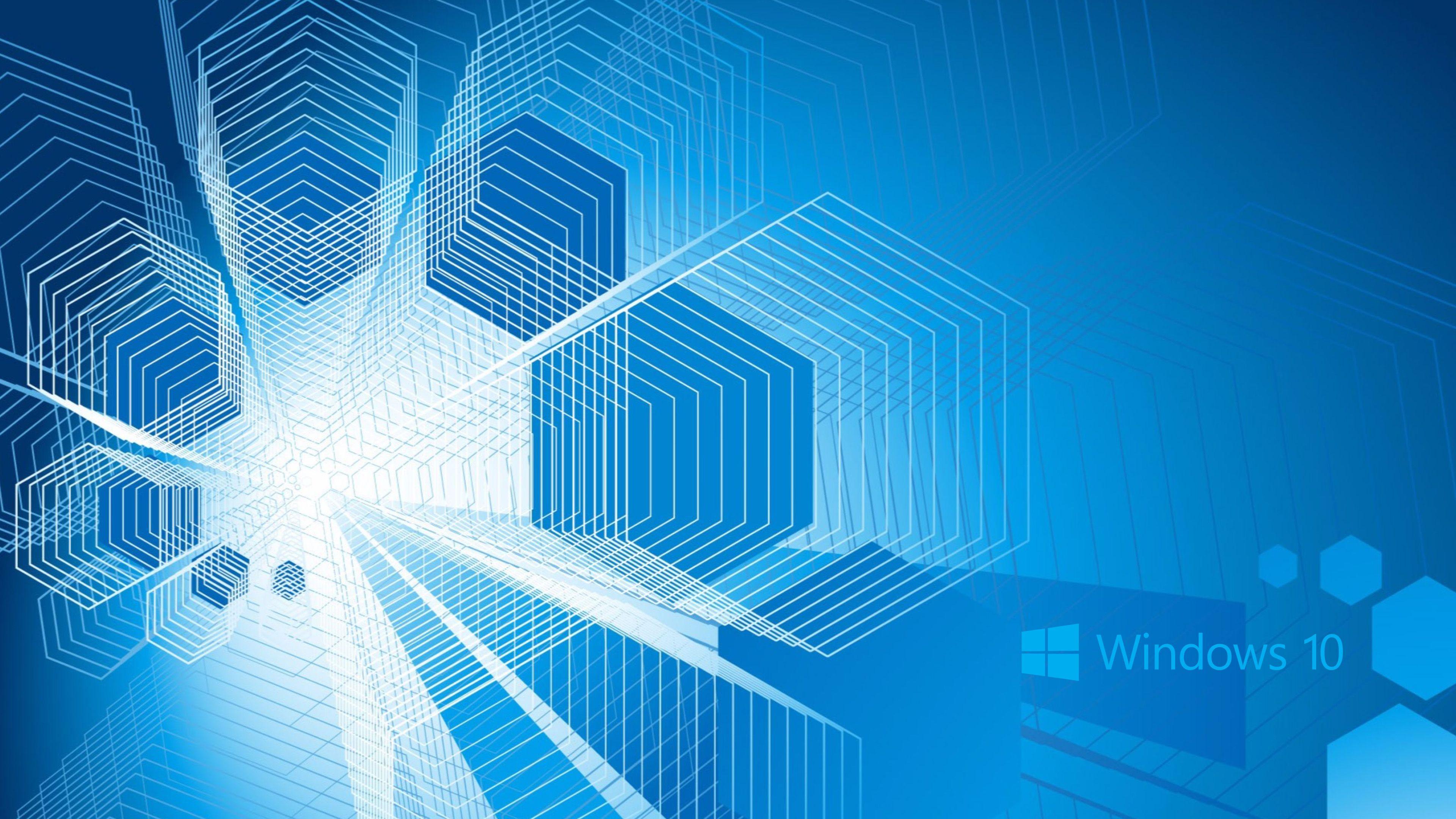 3840x2160 Windows 10 Wallpaper HD 4k 10 Blue 4k HD Wallpaper