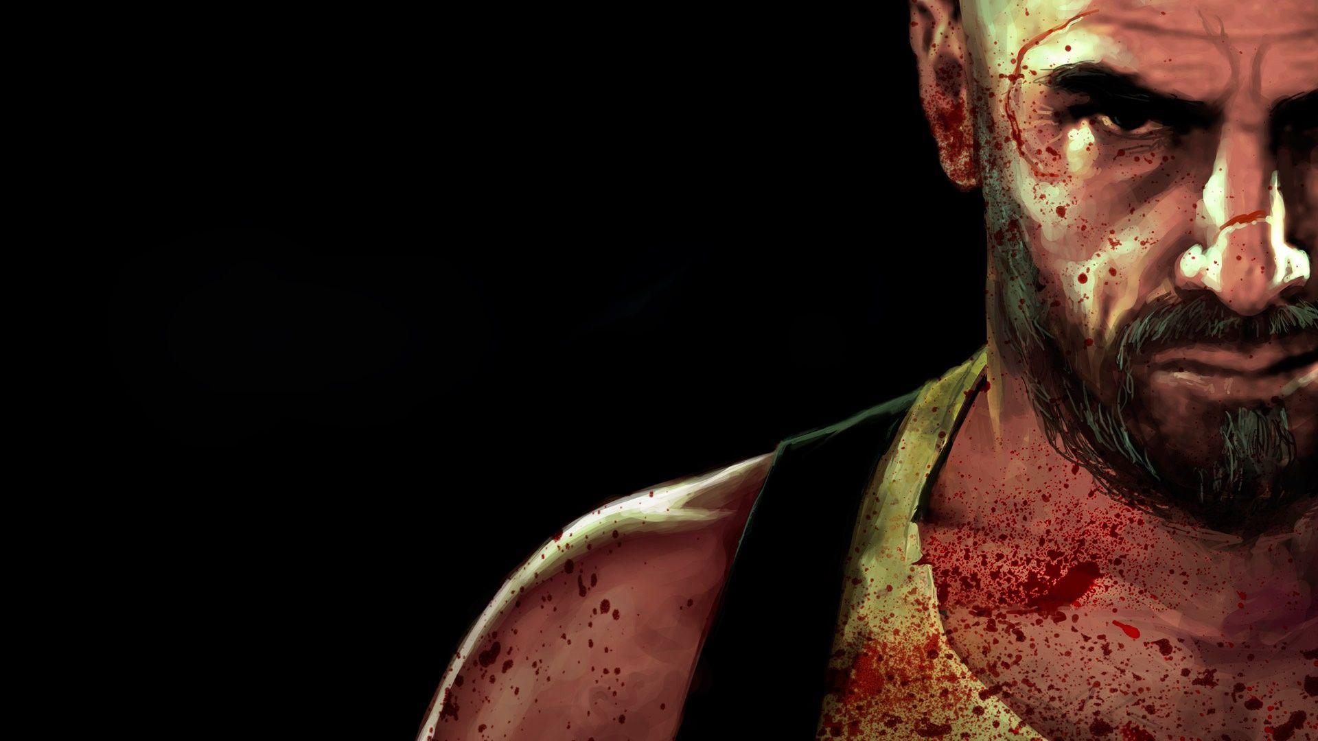 1920x1080 Full HD Wallpaper max payne 3 drop blood manhood art beard, Desktop