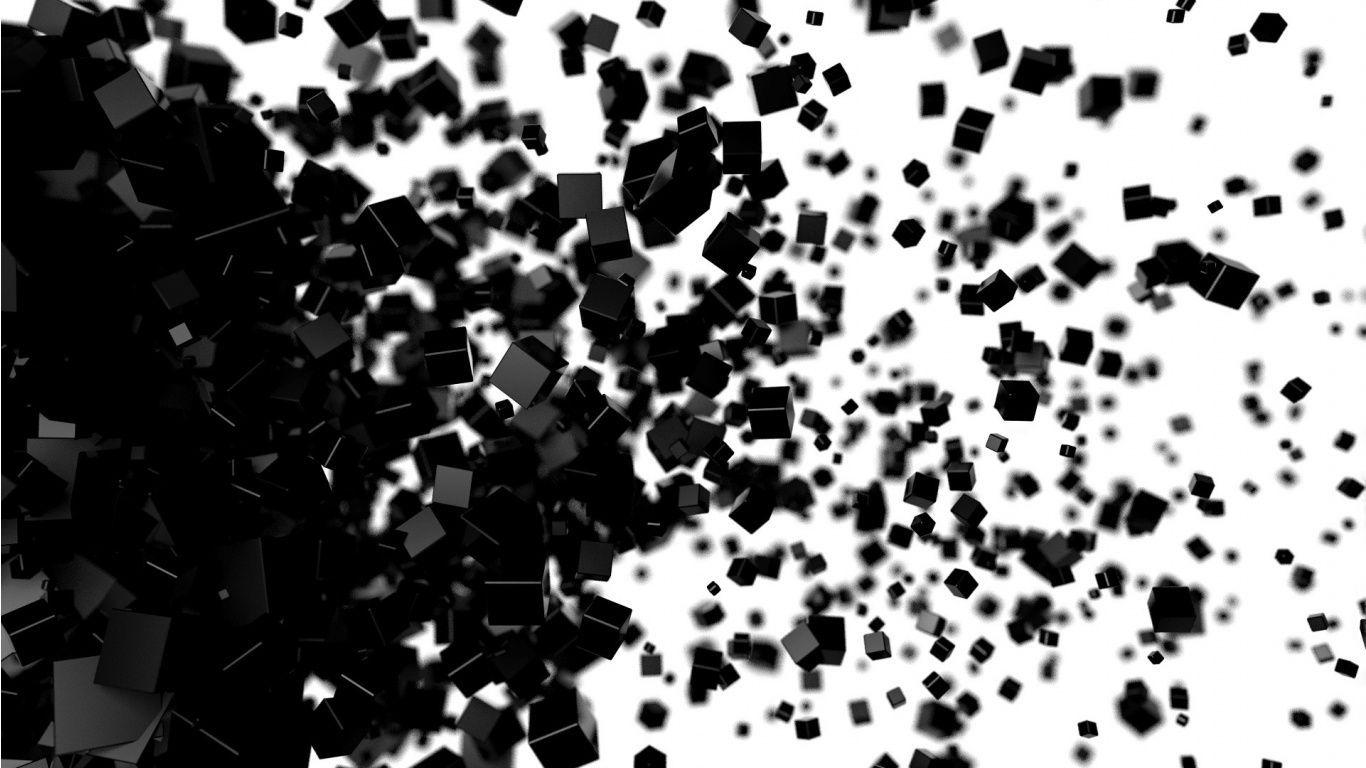 1366x768 3D Black and White Abstract Wallpaper. Gold wallpaper iphone, Abstract, Black and white abstract